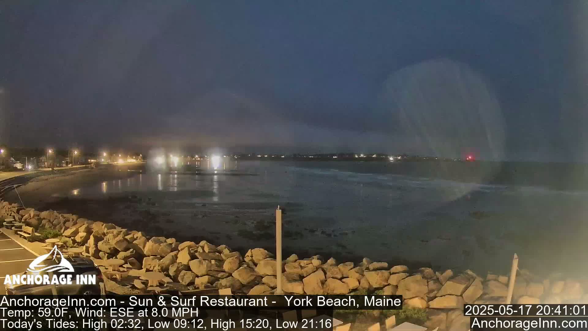 York Beach Ocean Surf Live Cam- Maine, USA