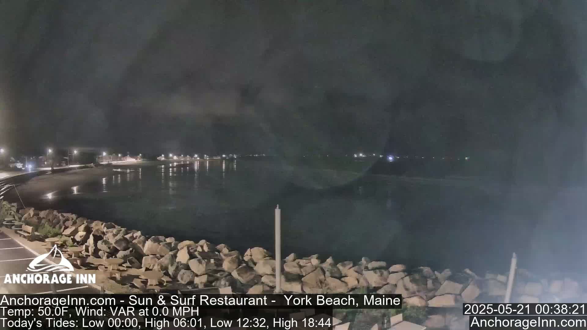 York Beach Ocean Surf Live Cam- Maine, USA