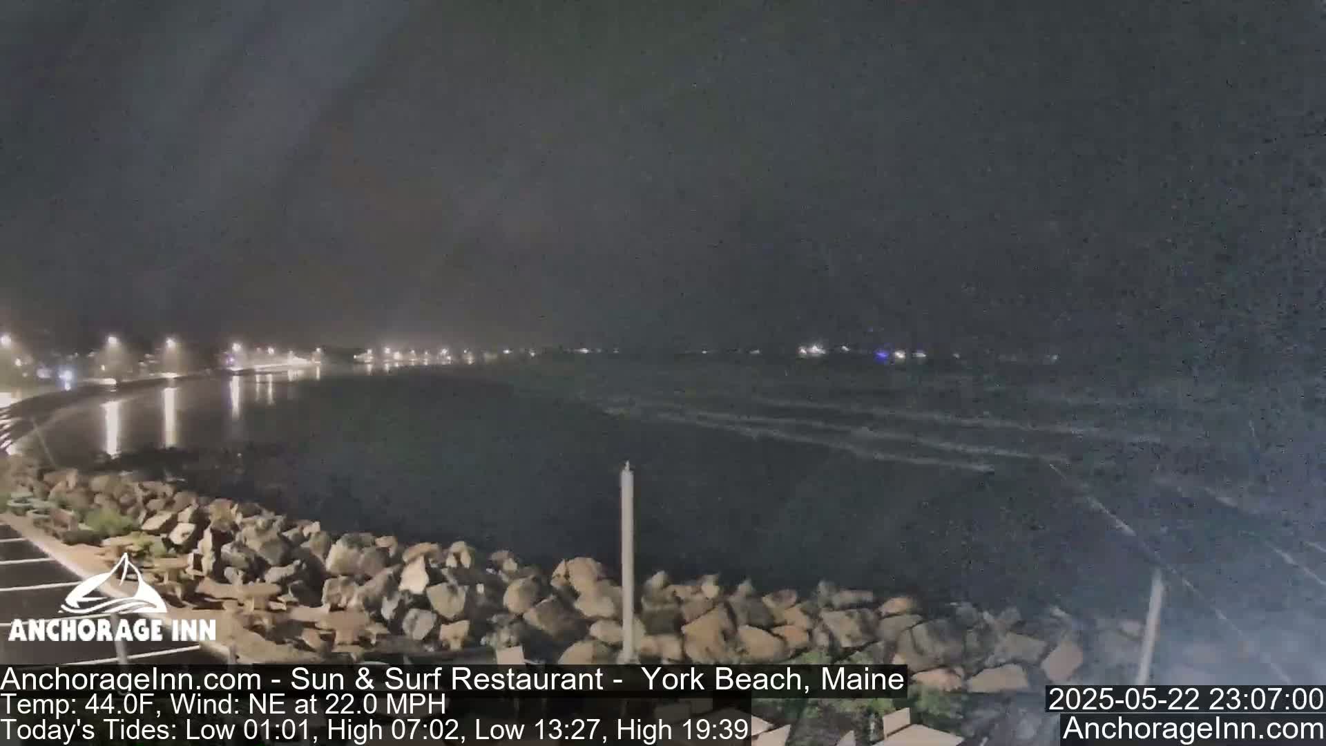 York Beach Ocean Surf Live Cam- Maine, USA
