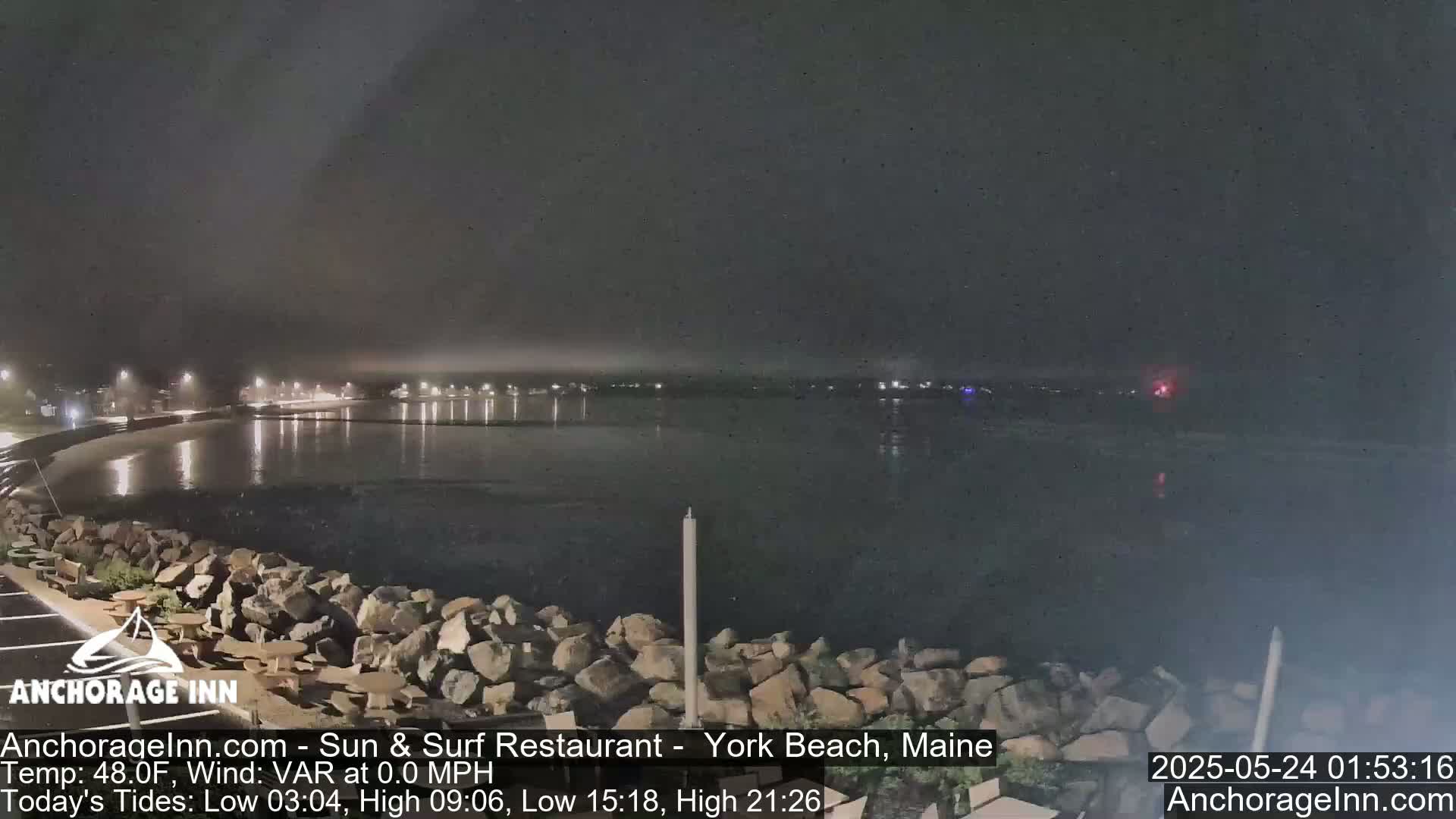 York Beach Ocean Surf Live Cam- Maine, USA