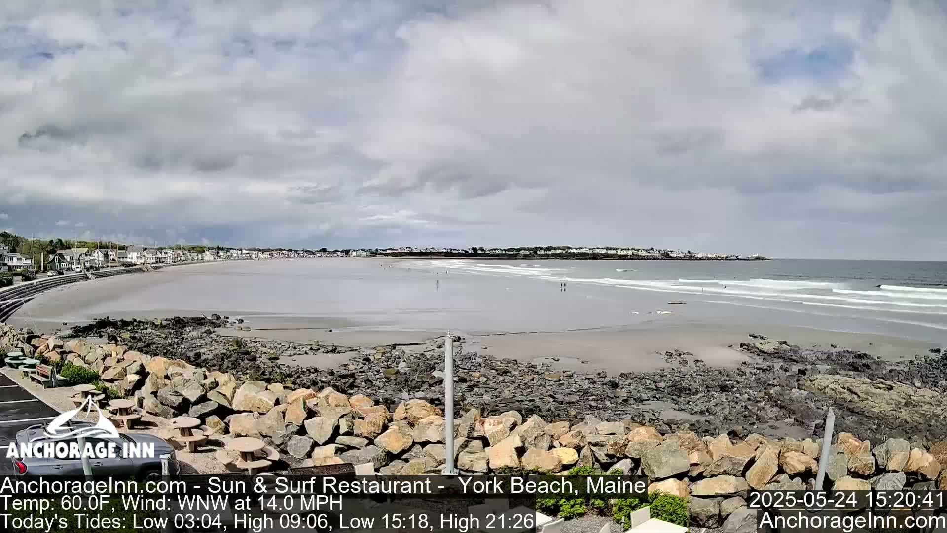 York Beach Ocean Surf Live Cam- Maine, USA