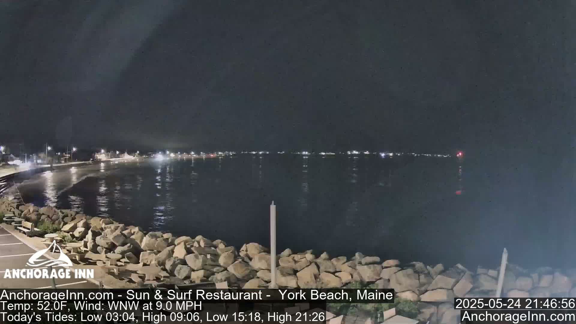 York Beach Ocean Surf Live Cam- Maine, USA