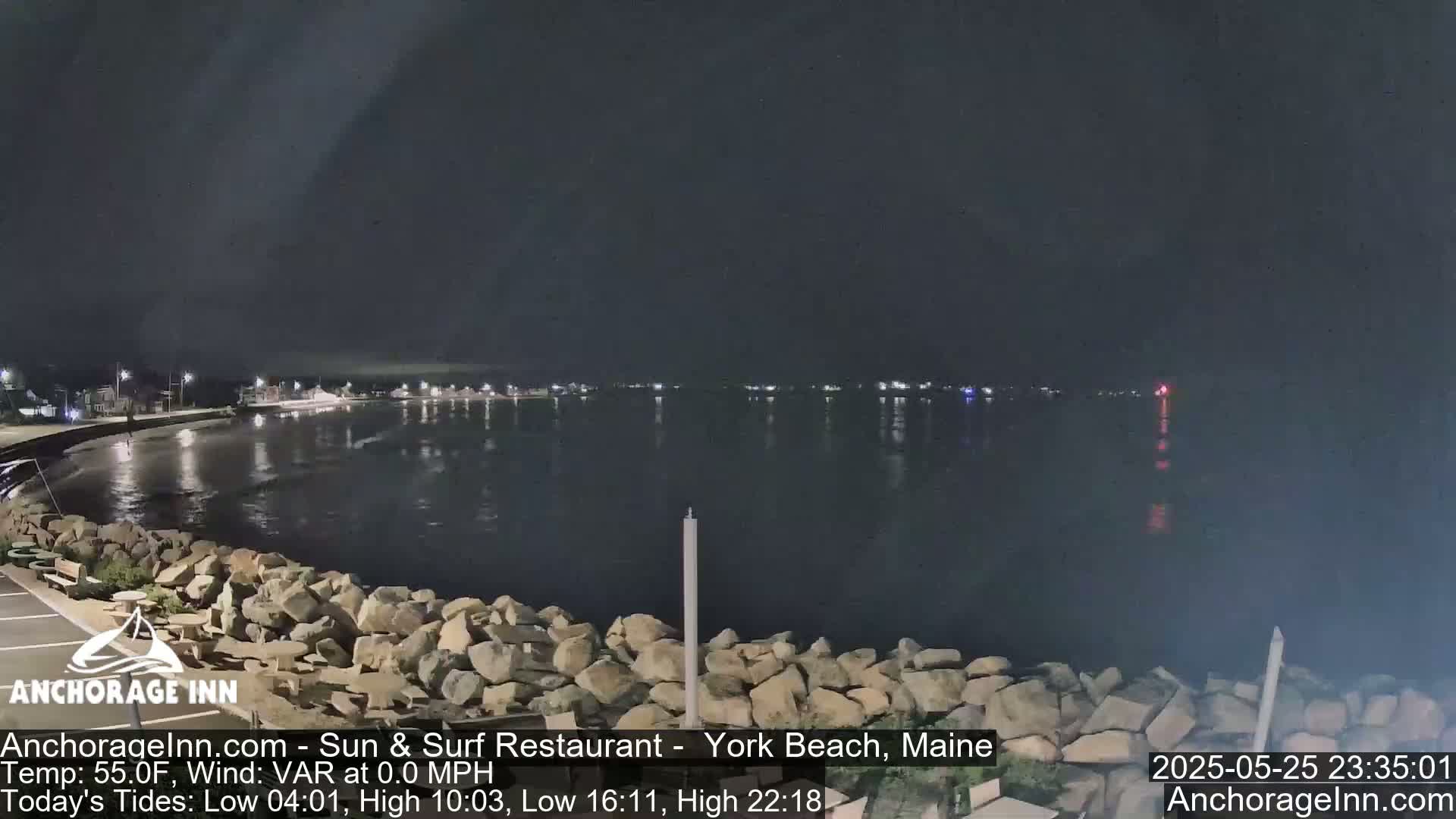 York Beach Ocean Surf Live Cam- Maine, USA