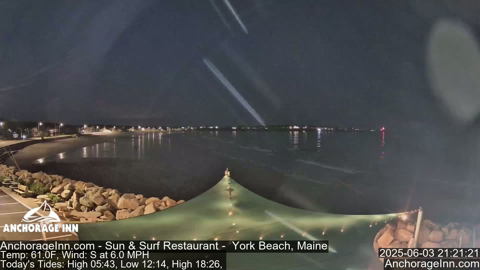 York Beach Ocean Surf Live Cam- Maine, USA