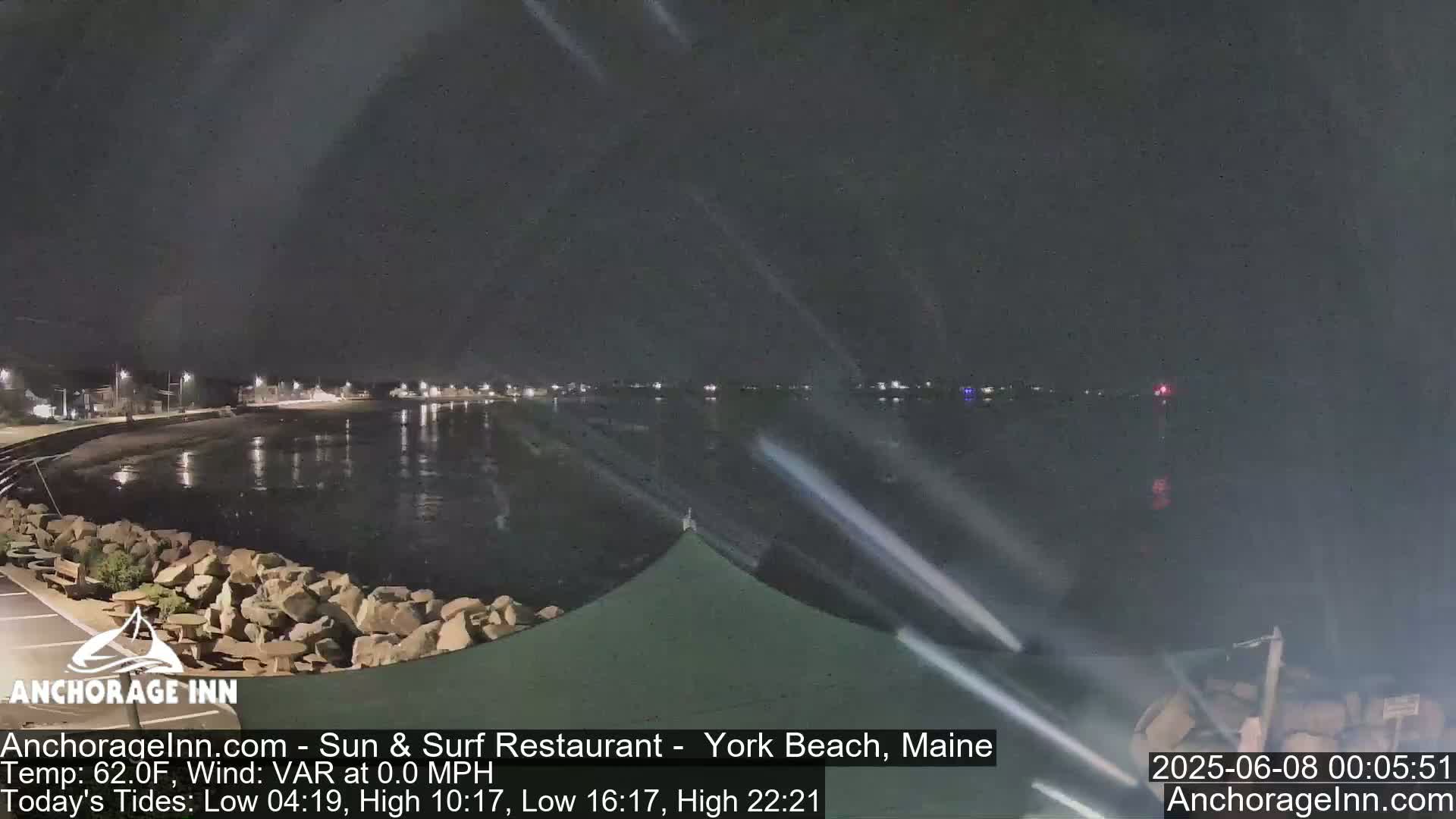 York Beach Ocean Surf Live Cam- Maine, USA