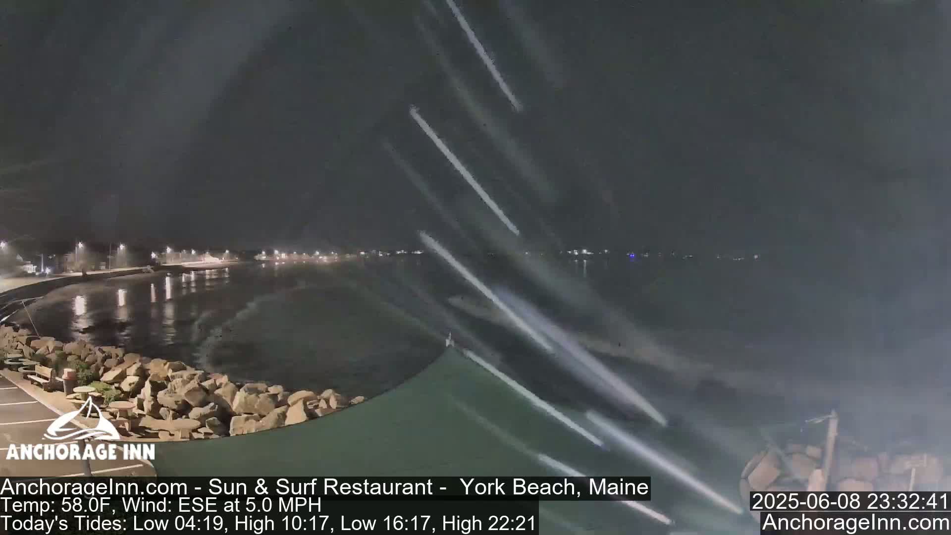 York Beach Ocean Surf Live Cam- Maine, USA
