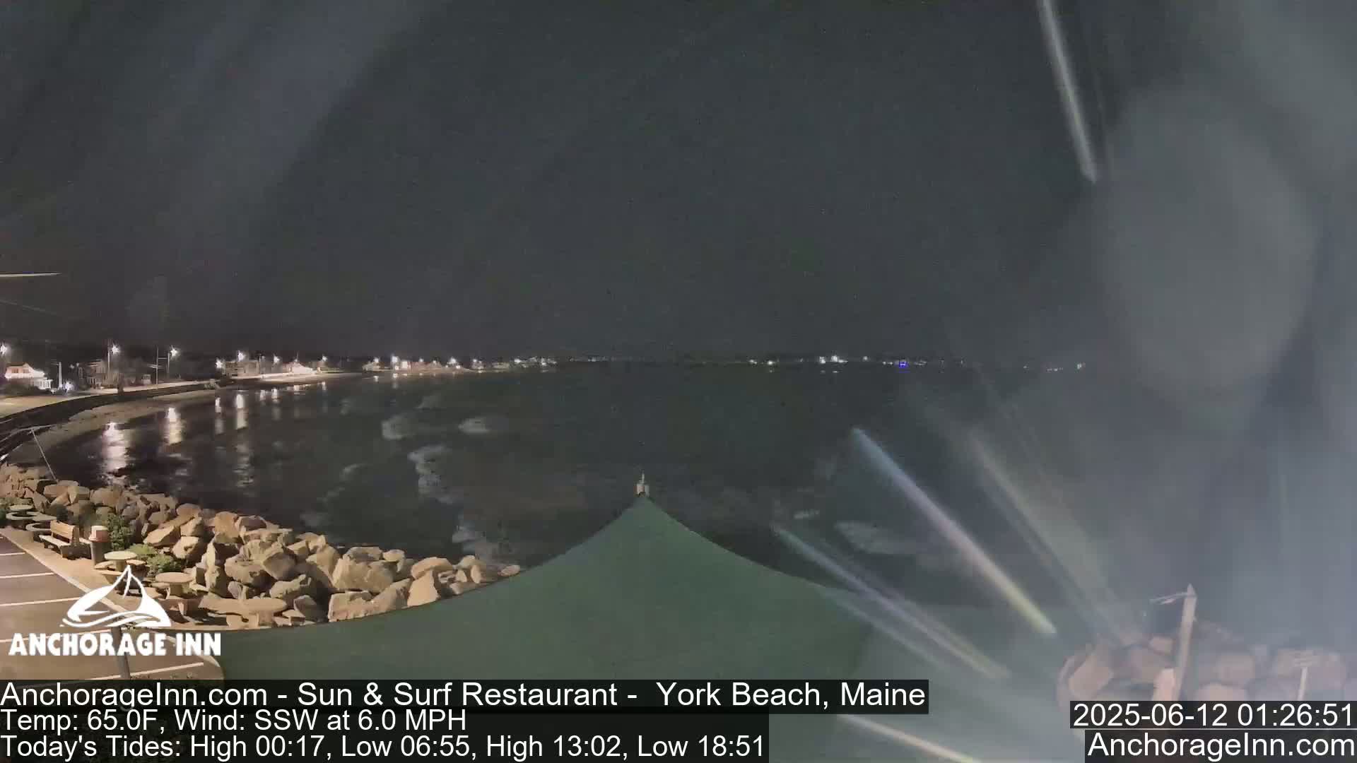 York Beach Ocean Surf Live Cam- Maine, USA
