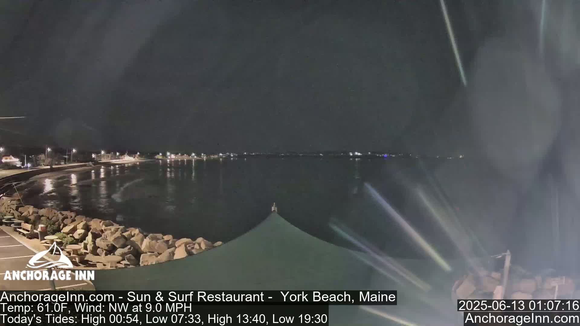 York Beach Ocean Surf Live Cam- Maine, USA