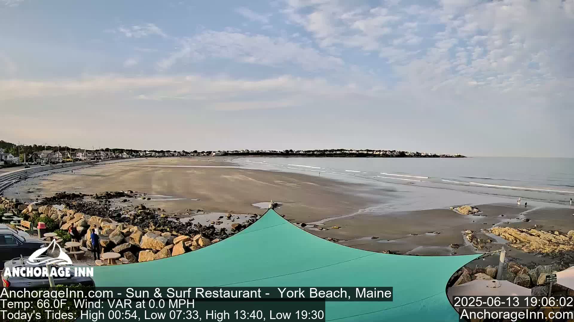 York Beach Ocean Surf Live Cam- Maine, USA