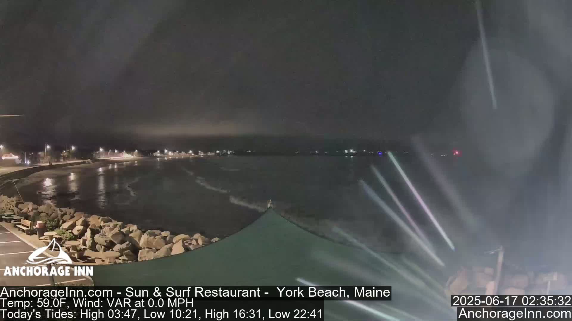 York Beach Ocean Surf Live Cam- Maine, USA