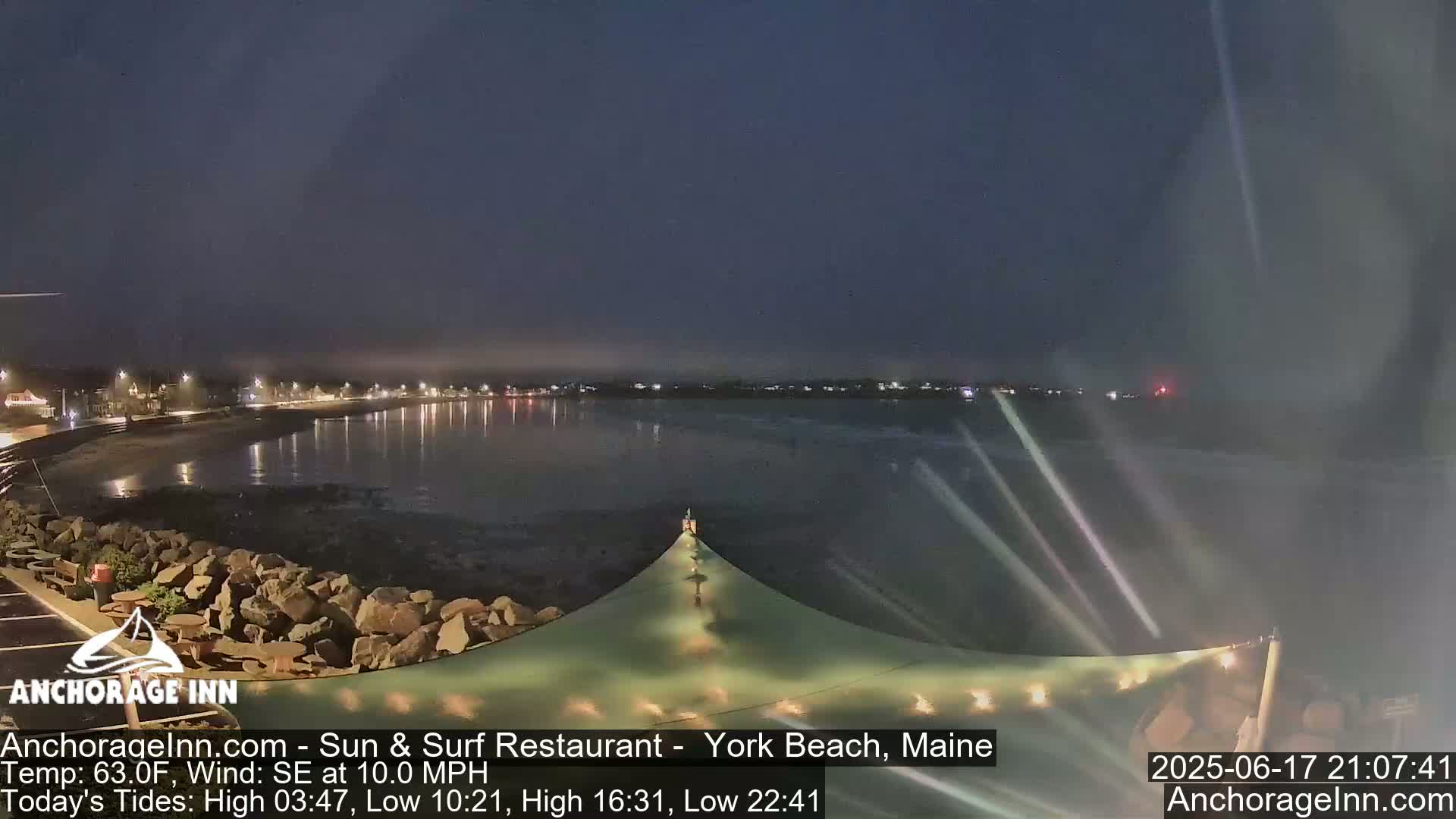 York Beach Ocean Surf Live Cam- Maine, USA