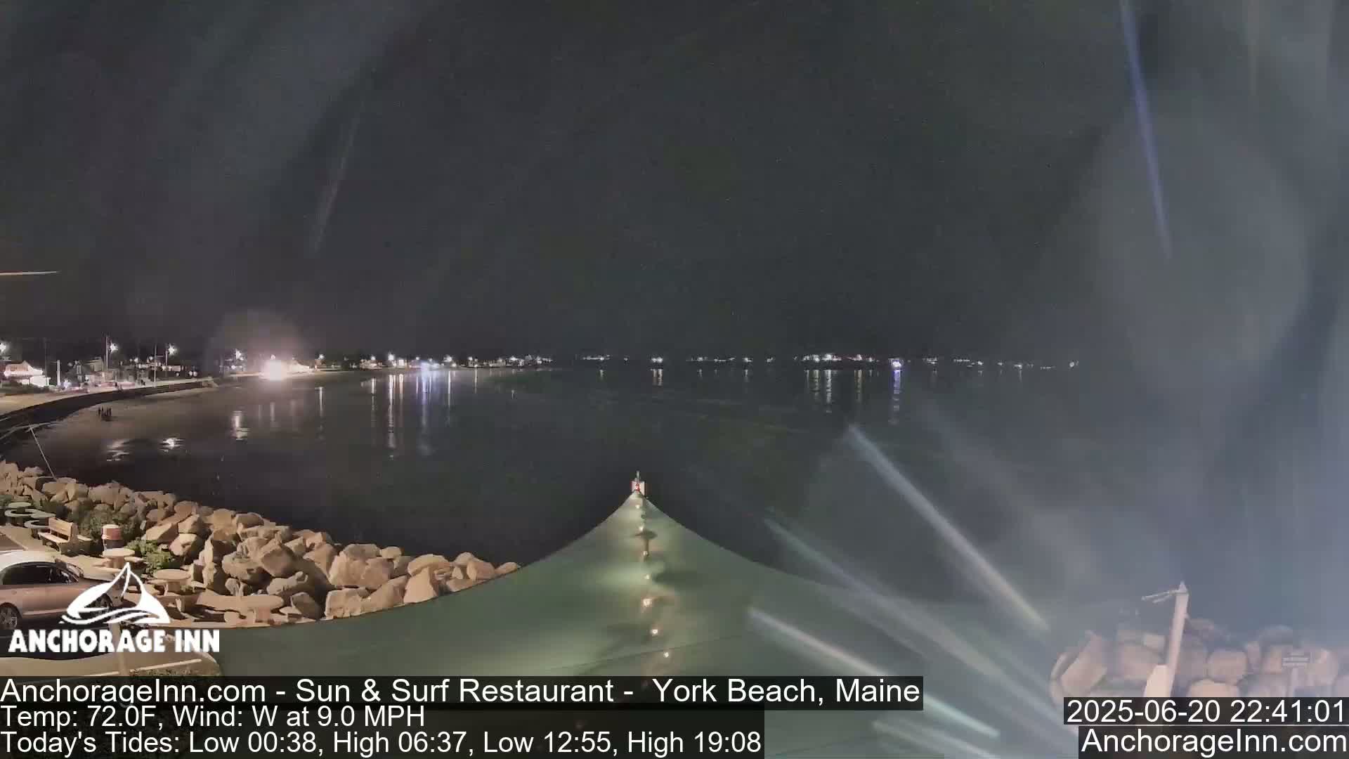 York Beach Ocean Surf Live Cam- Maine, USA