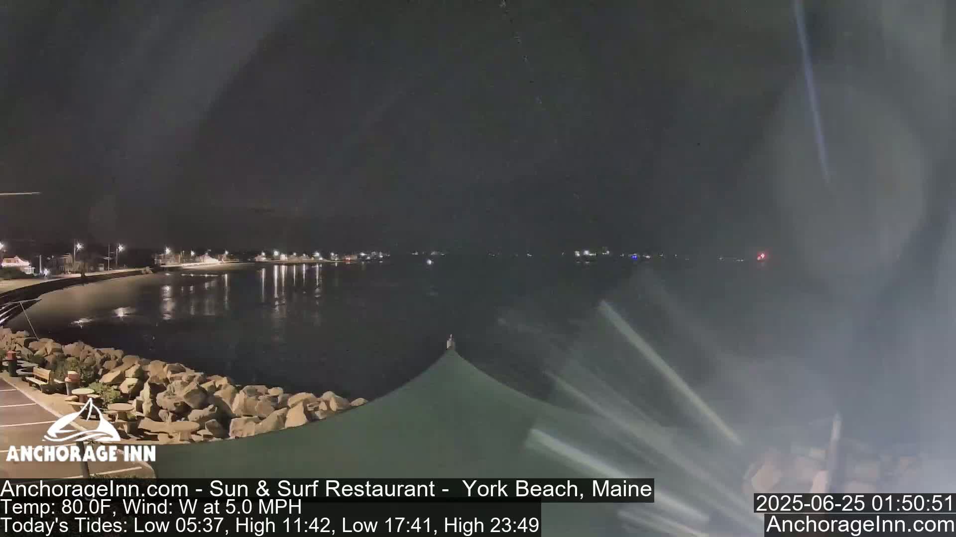 York Beach Ocean Surf Live Cam- Maine, USA