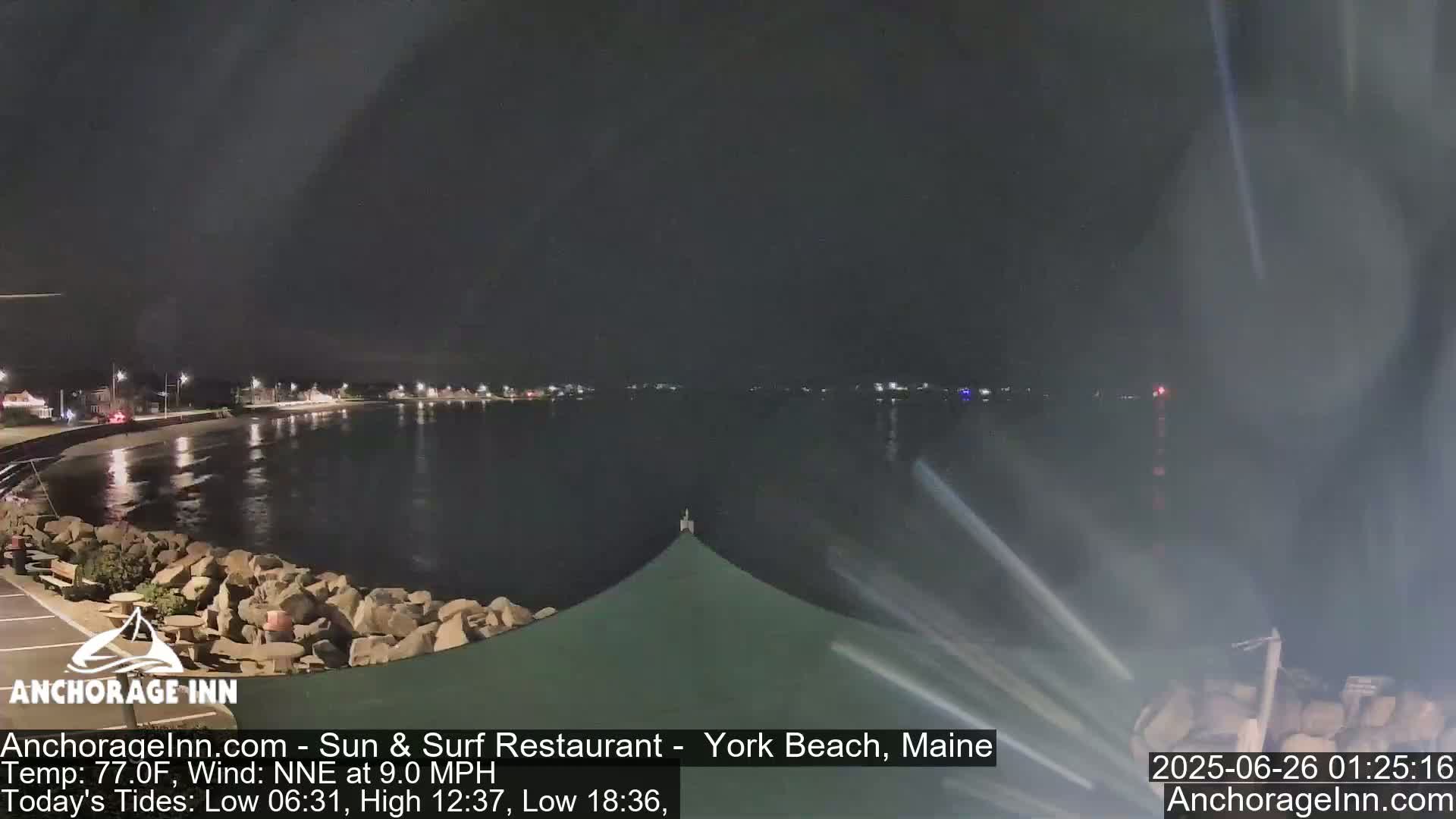York Beach Ocean Surf Live Cam- Maine, USA