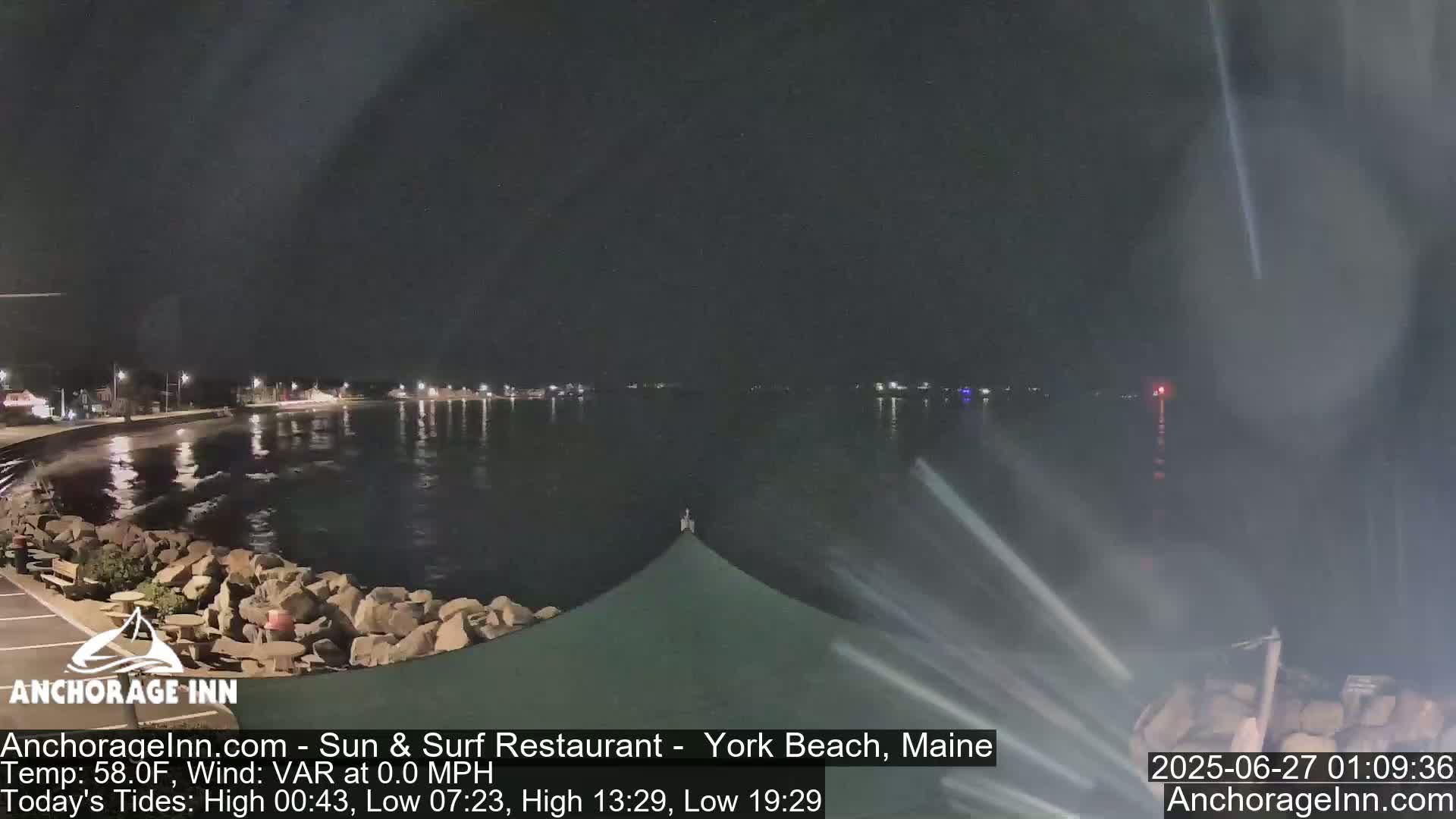 York Beach Ocean Surf Live Cam- Maine, USA