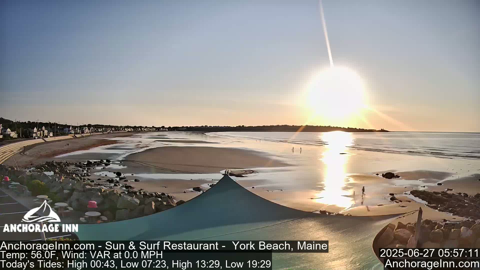 York Beach Ocean Surf Live Cam- Maine, USA