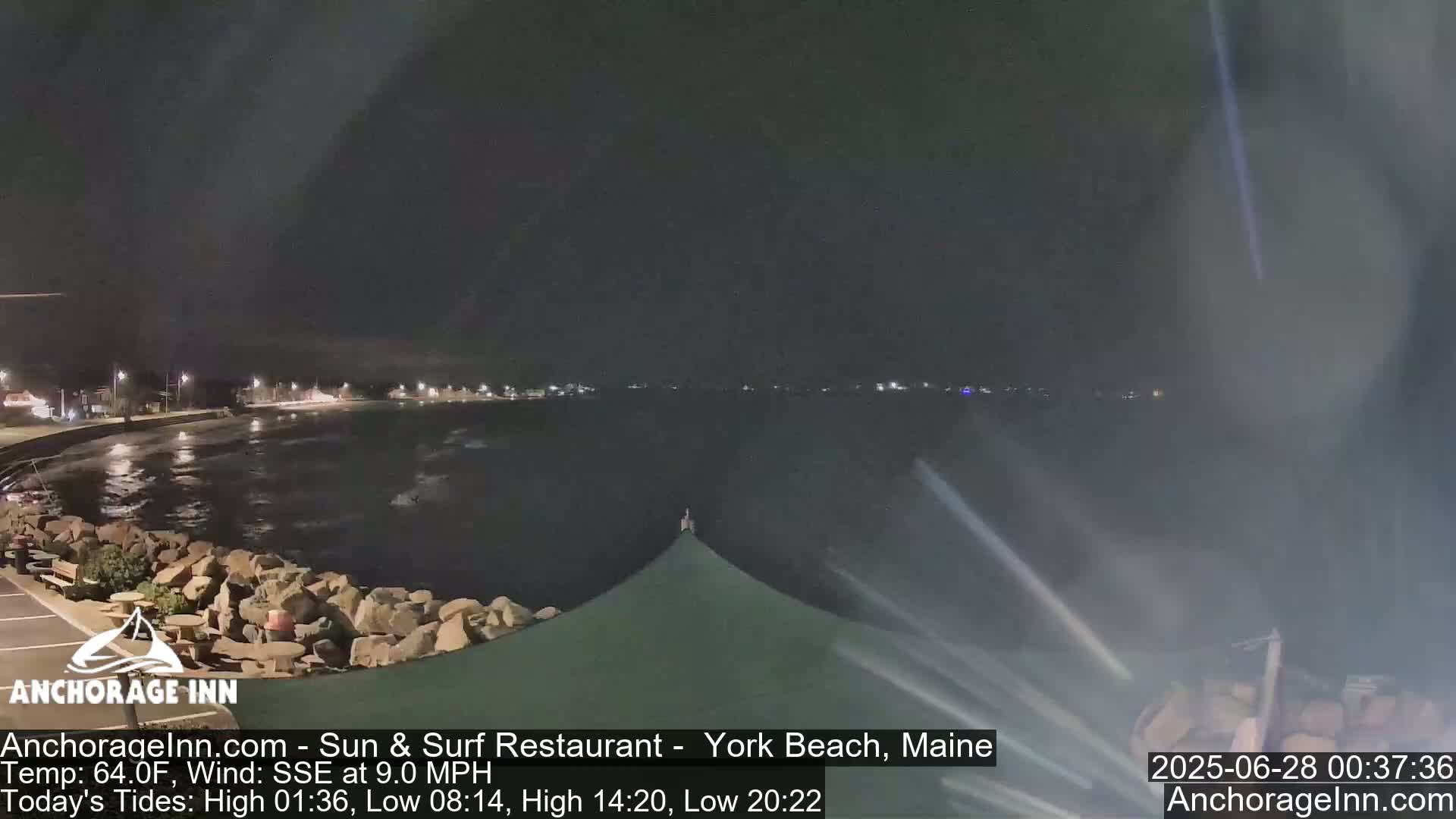 York Beach Ocean Surf Live Cam- Maine, USA