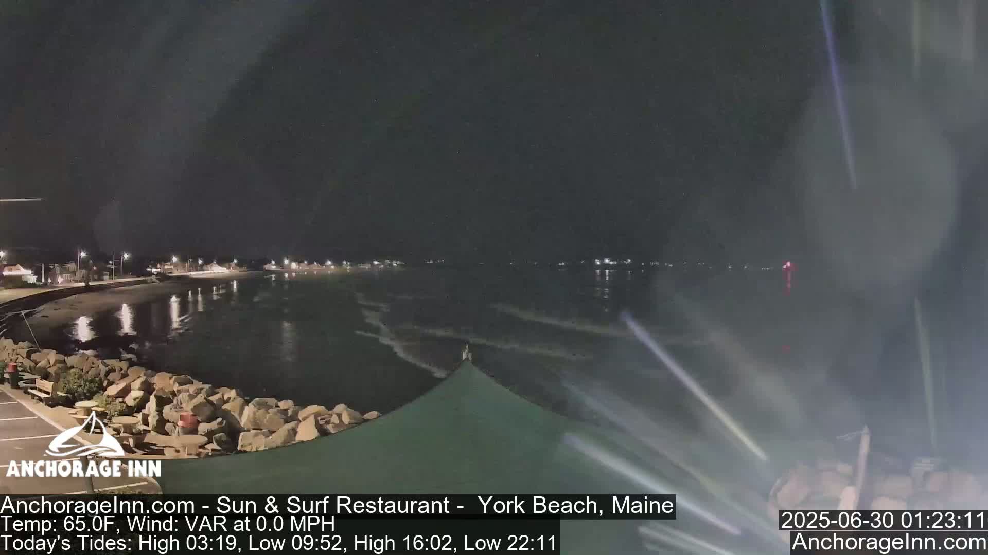 York Beach Ocean Surf Live Cam- Maine, USA