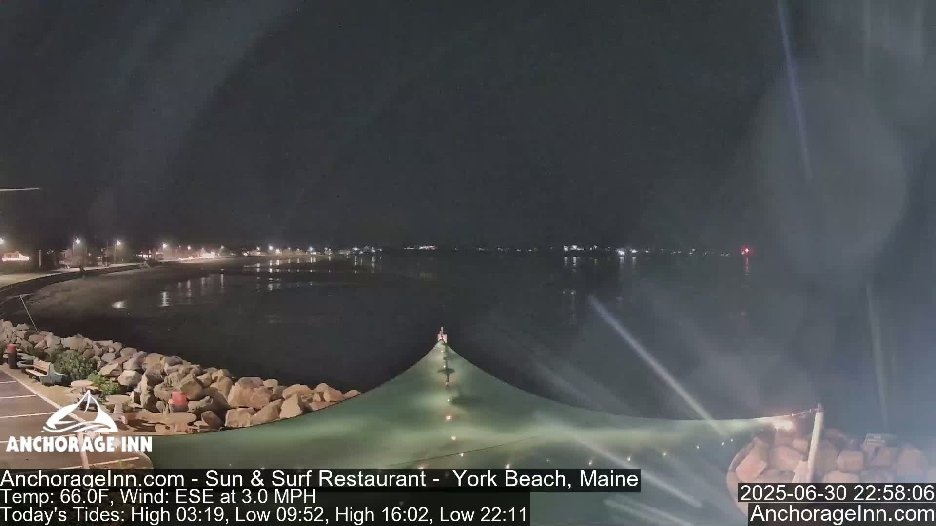 York Beach Ocean Surf Live Cam- Maine, USA