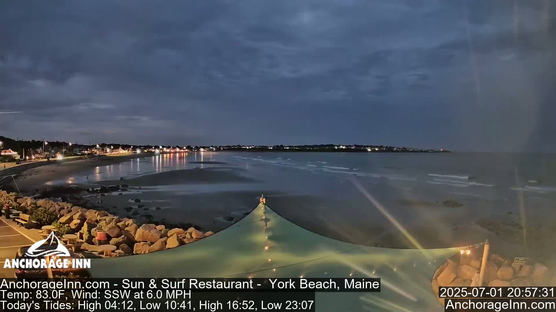 York Beach Ocean Surf Live Cam- Maine, USA