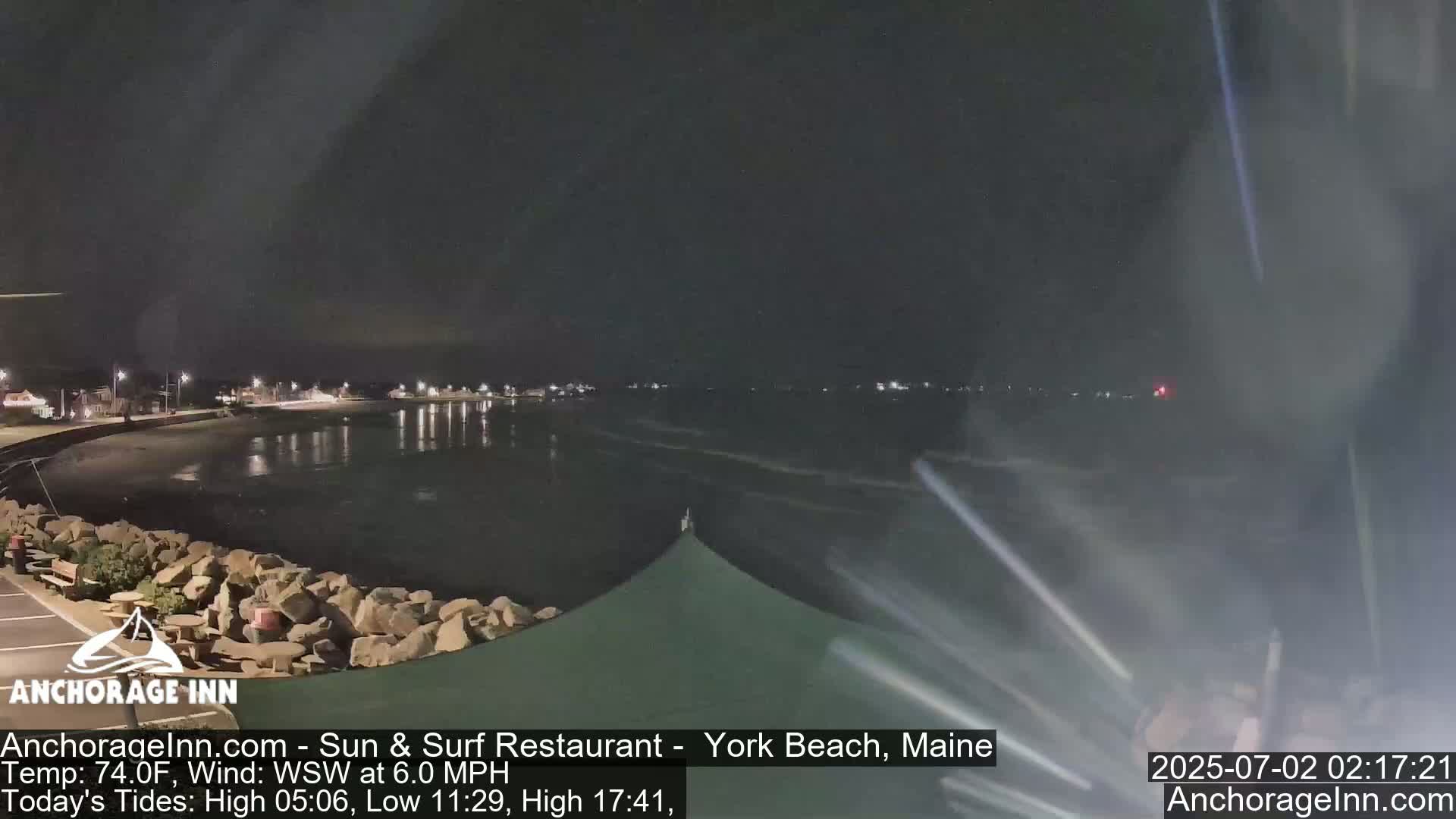 York Beach Ocean Surf Live Cam- Maine, USA