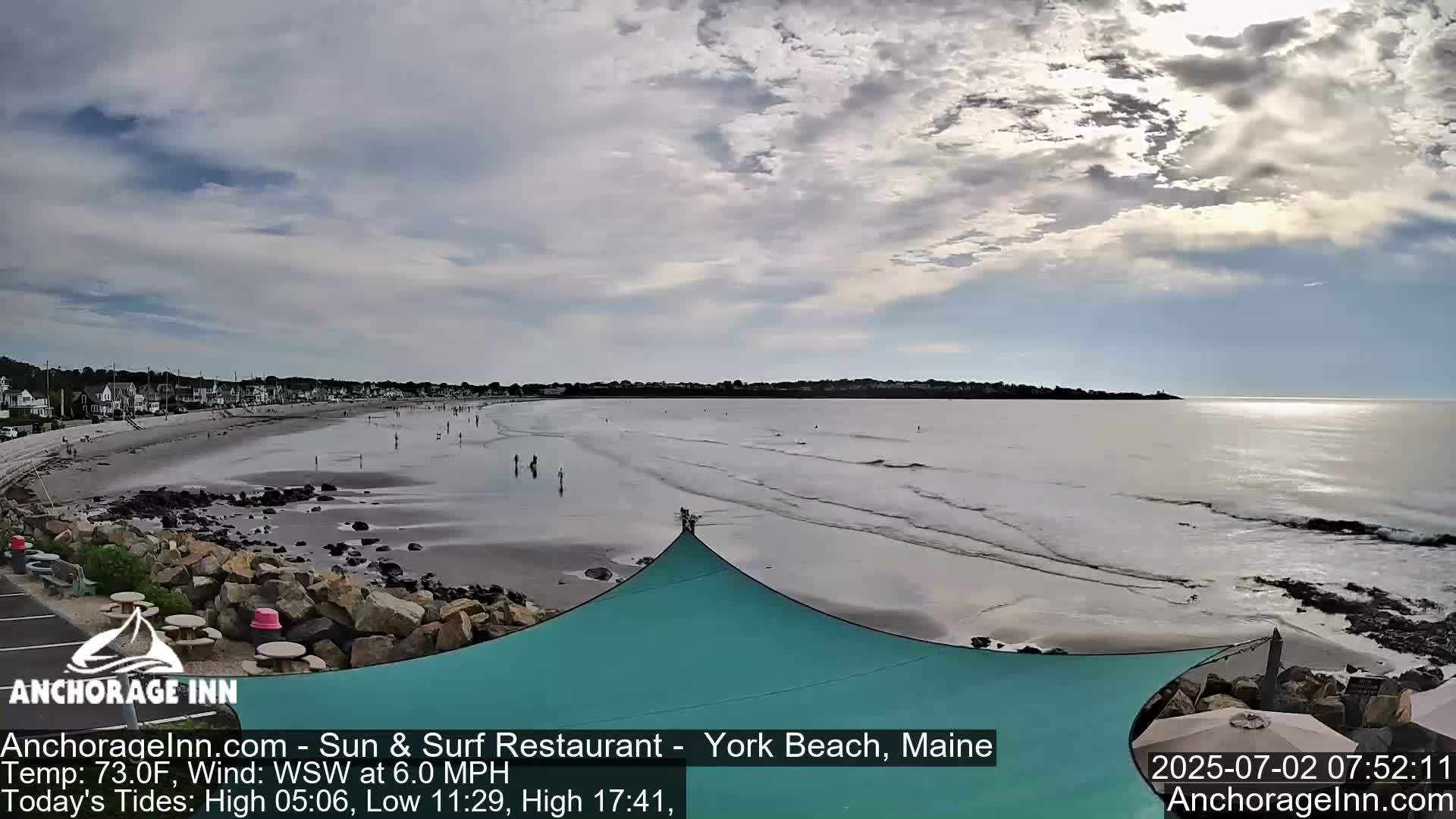 York Beach Ocean Surf Live Cam- Maine, USA