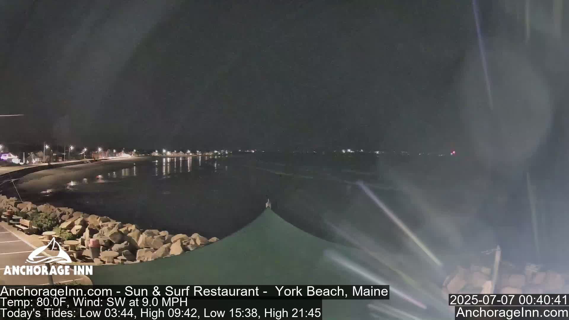 York Beach Ocean Surf Live Cam- Maine, USA