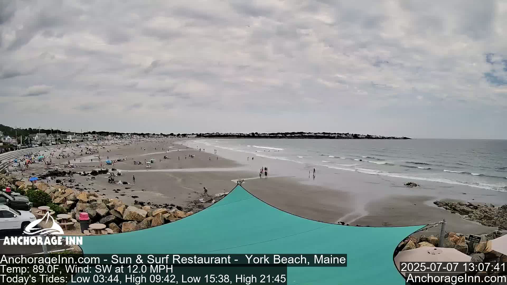 York Beach Ocean Surf Live Cam- Maine, USA