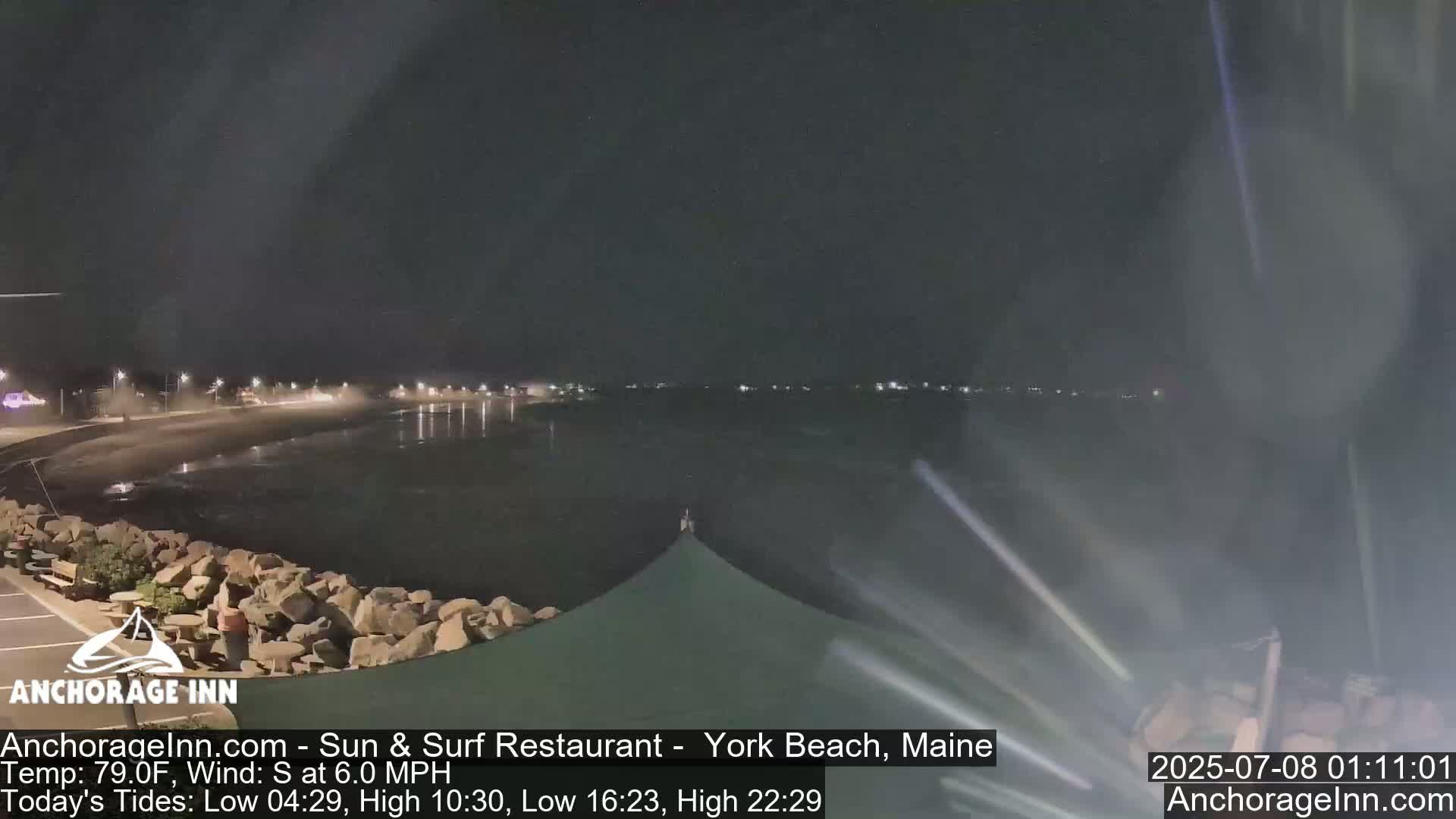 York Beach Ocean Surf Live Cam- Maine, USA
