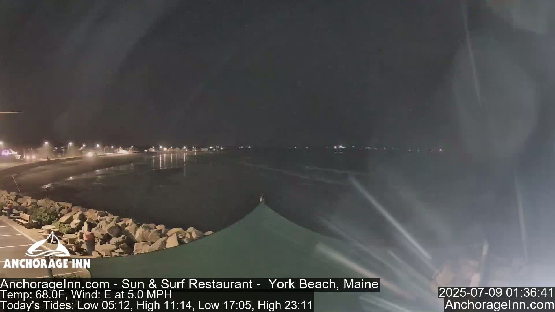 York Beach Ocean Surf Live Cam- Maine, USA