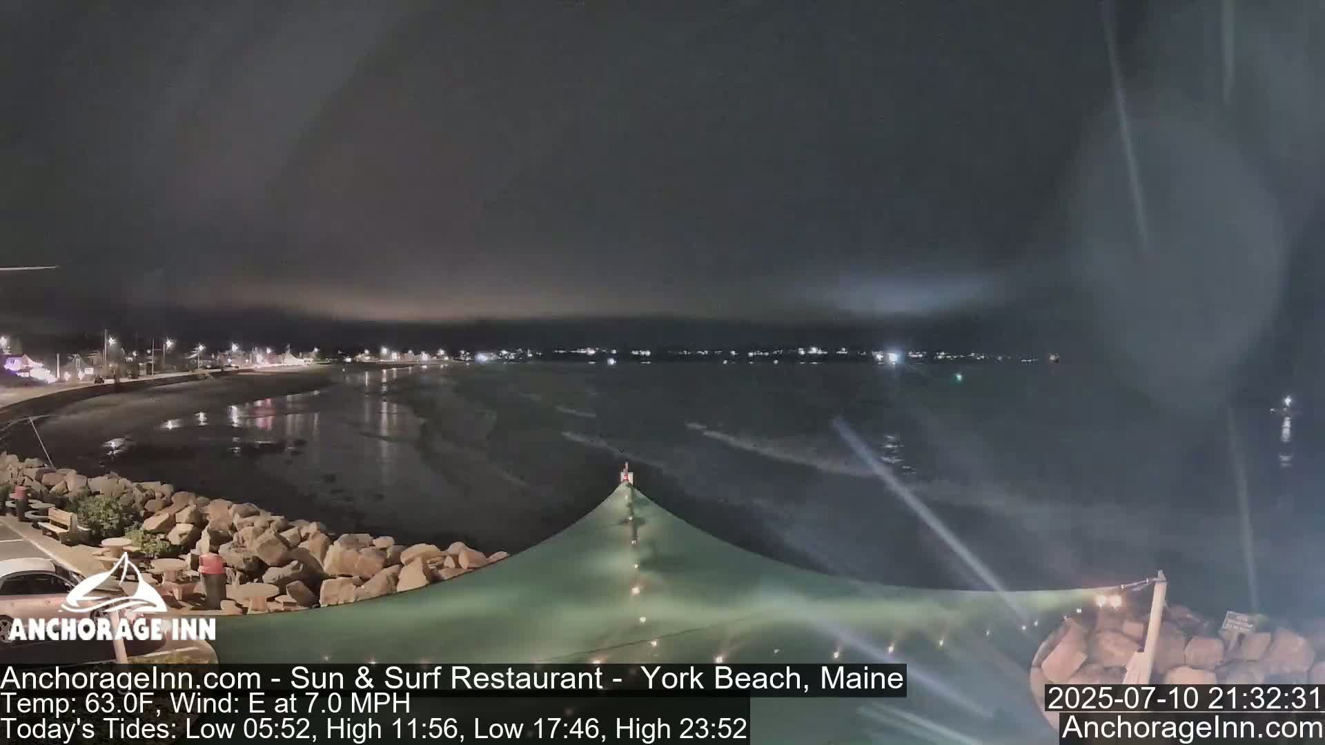 York Beach Ocean Surf Live Cam- Maine, USA