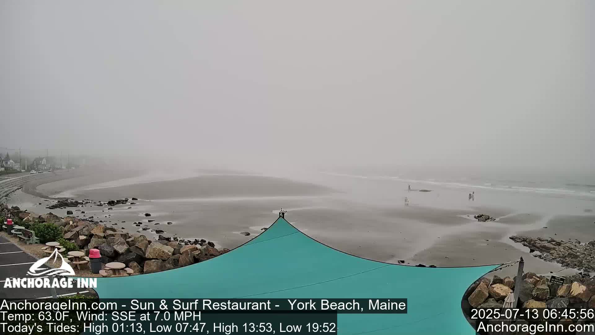 York Beach Ocean Surf Live Cam- Maine, USA
