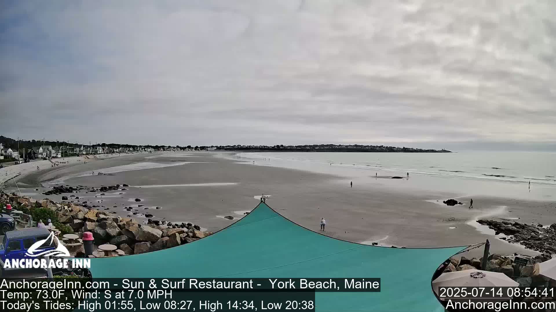 York Beach Ocean Surf Live Cam- Maine, USA