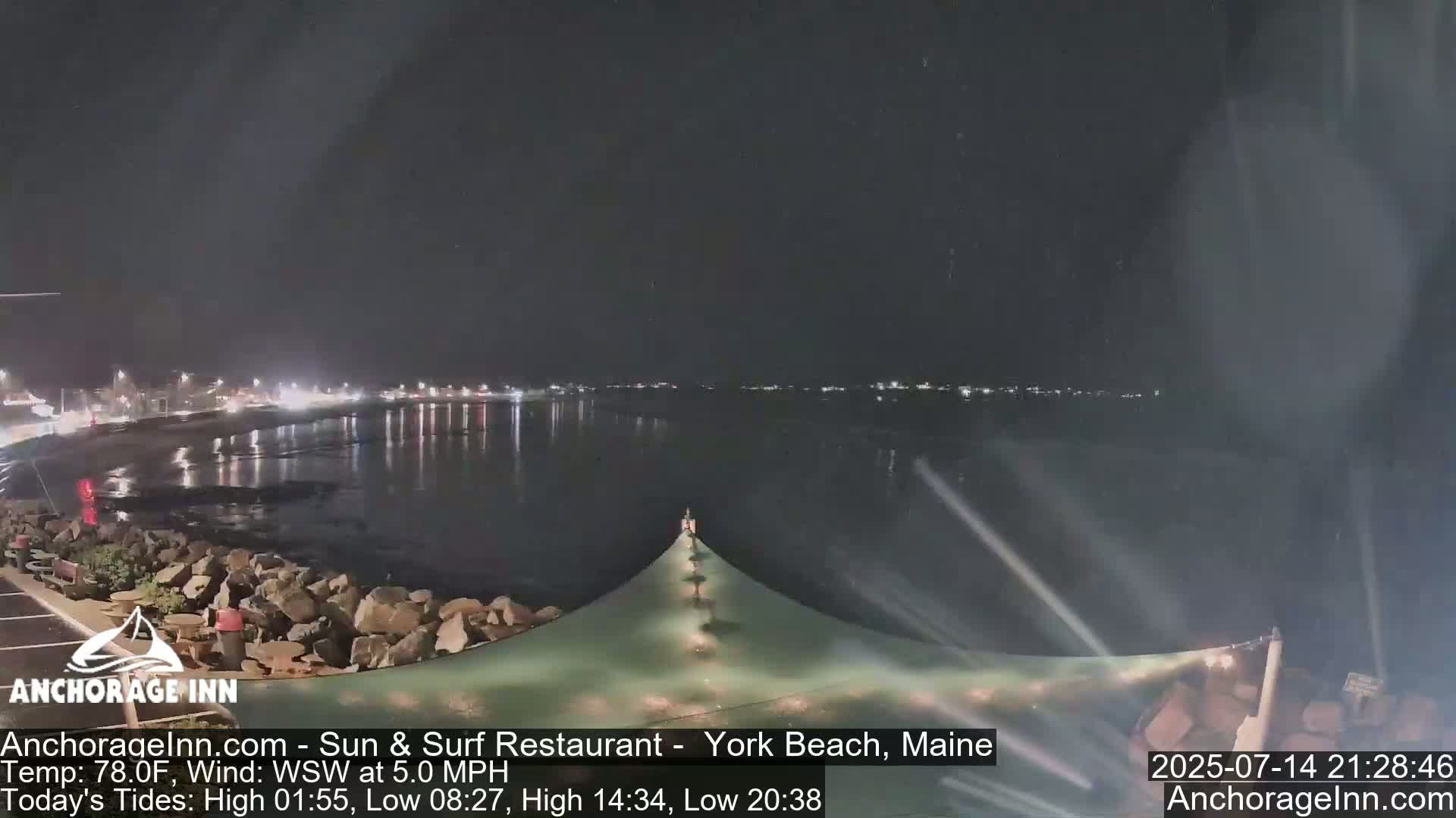 York Beach Ocean Surf Live Cam- Maine, USA