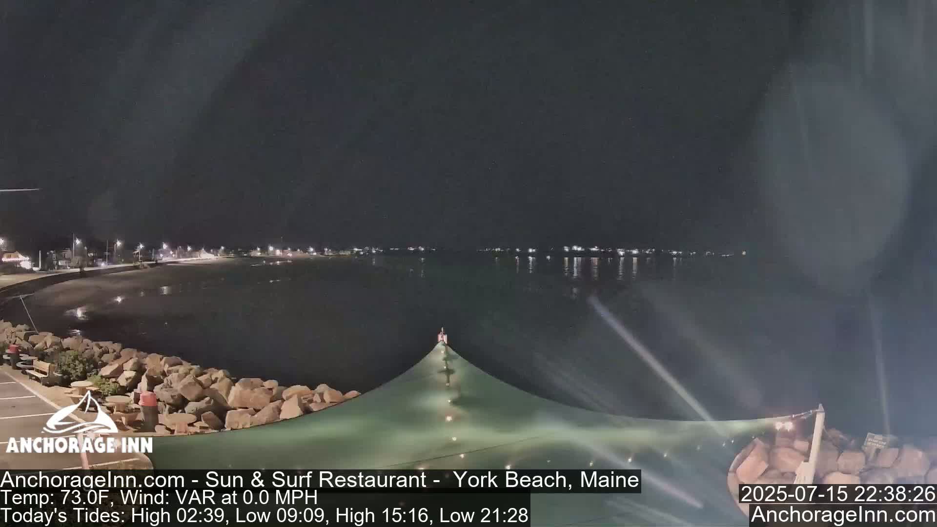 York Beach Ocean Surf Live Cam- Maine, USA