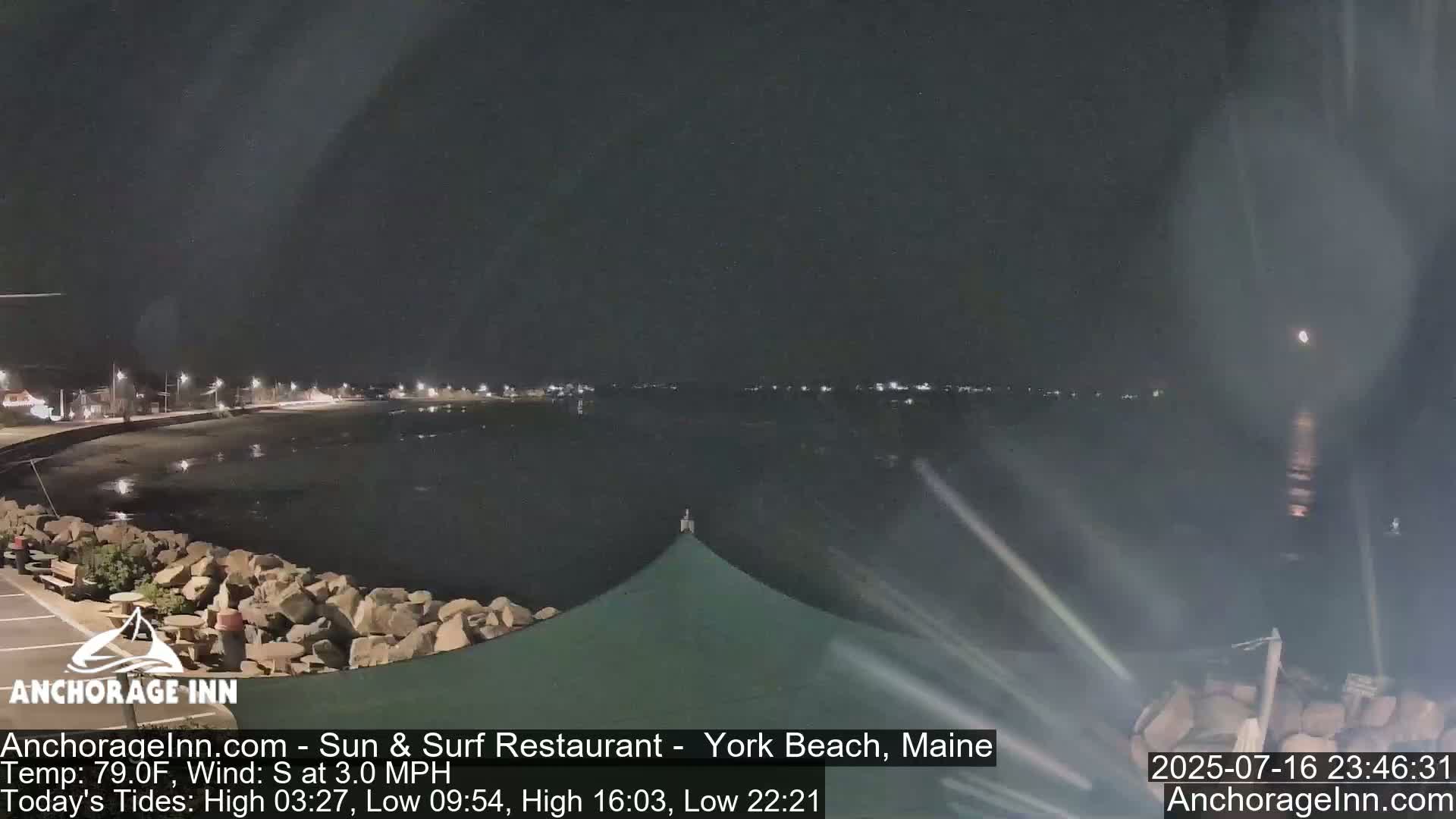 York Beach Ocean Surf Live Cam- Maine, USA