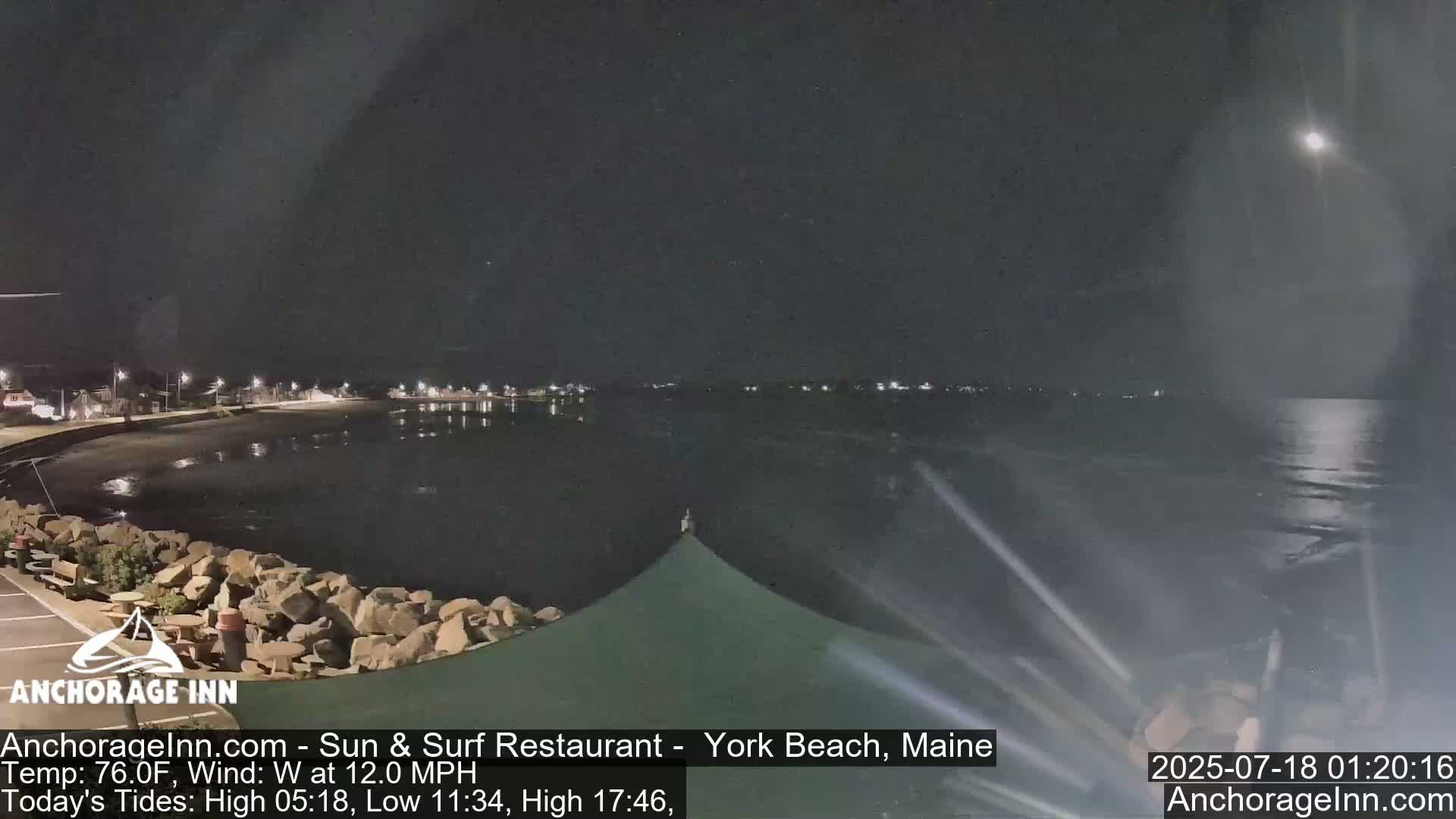 York Beach Ocean Surf Live Cam- Maine, USA