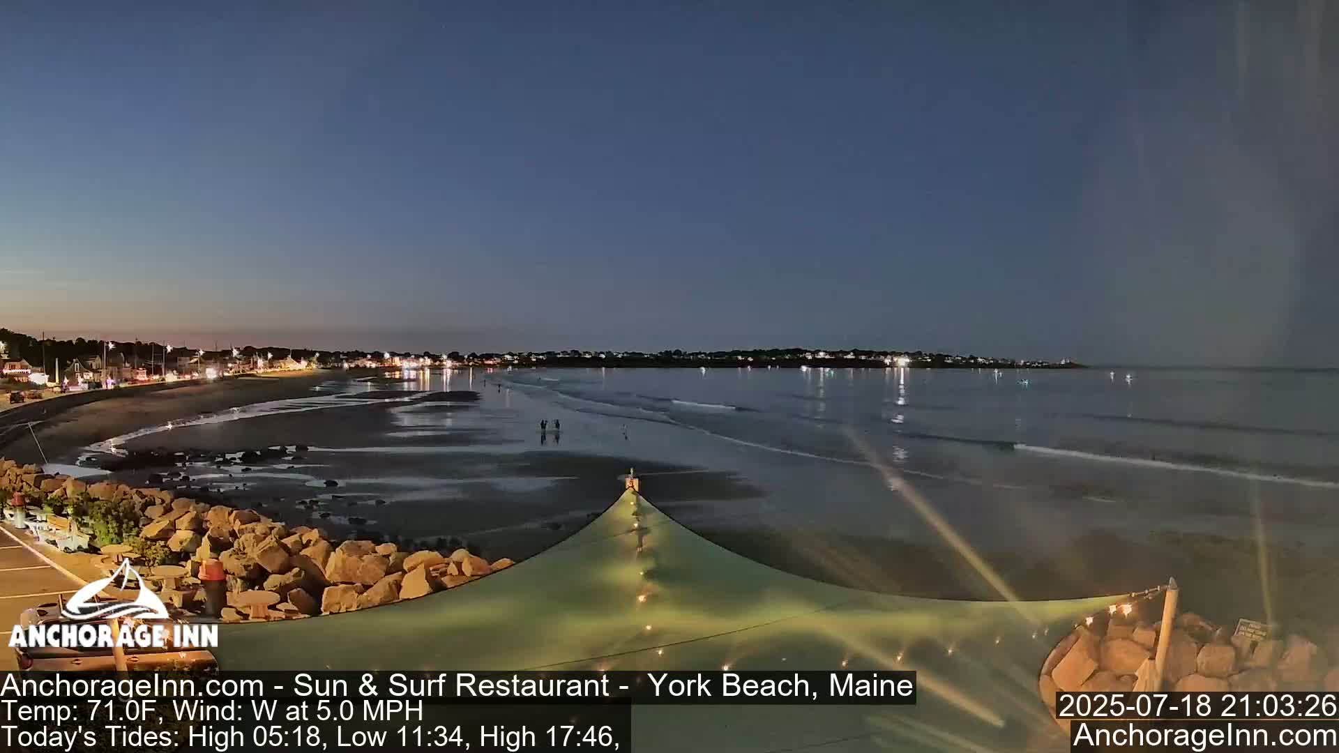 York Beach Ocean Surf Live Cam- Maine, USA