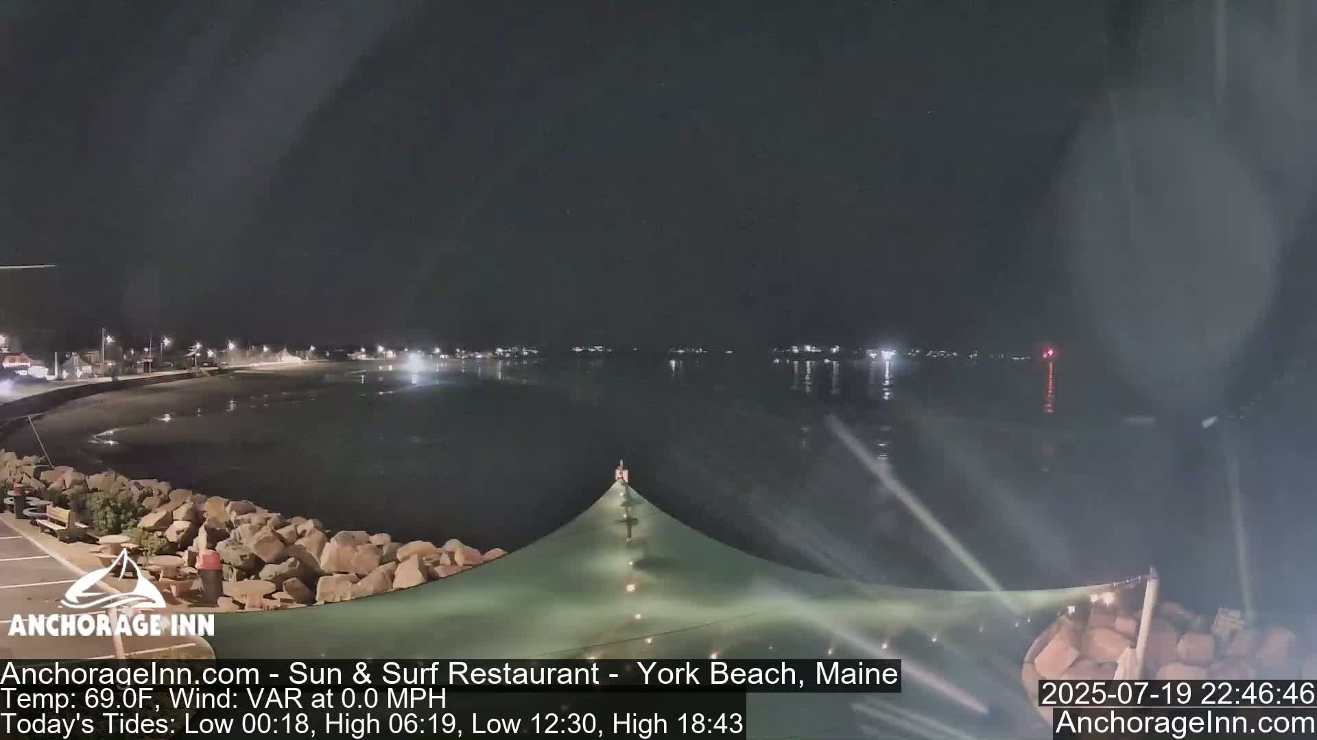 York Beach Ocean Surf Live Cam- Maine, USA