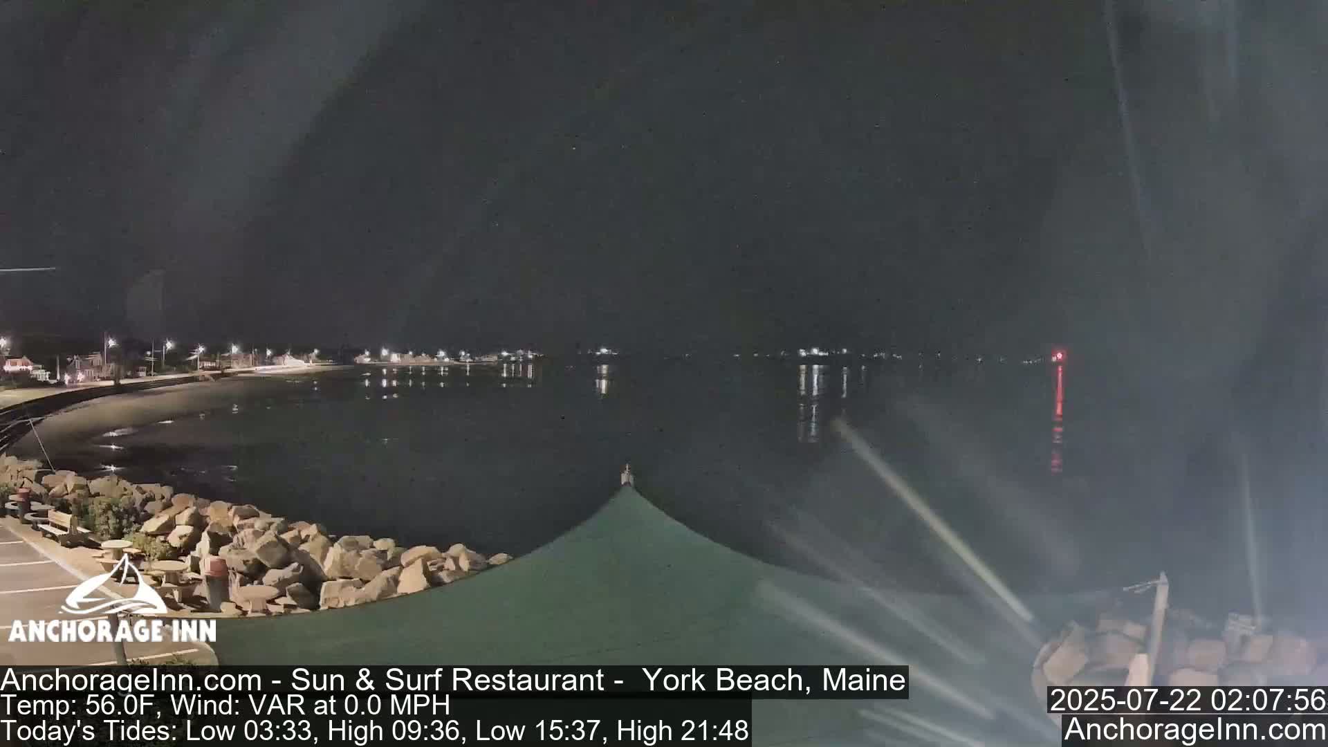 York Beach Ocean Surf Live Cam- Maine, USA