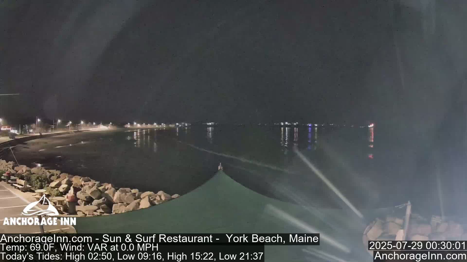 York Beach Ocean Surf Live Cam- Maine, USA