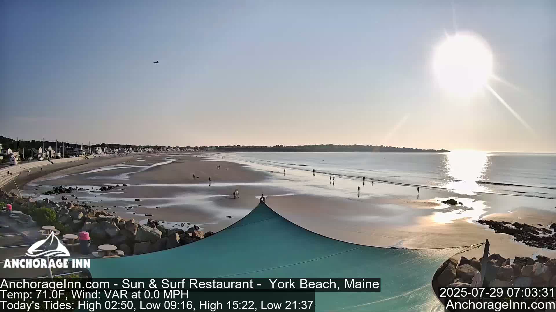 York Beach Ocean Surf Live Cam- Maine, USA