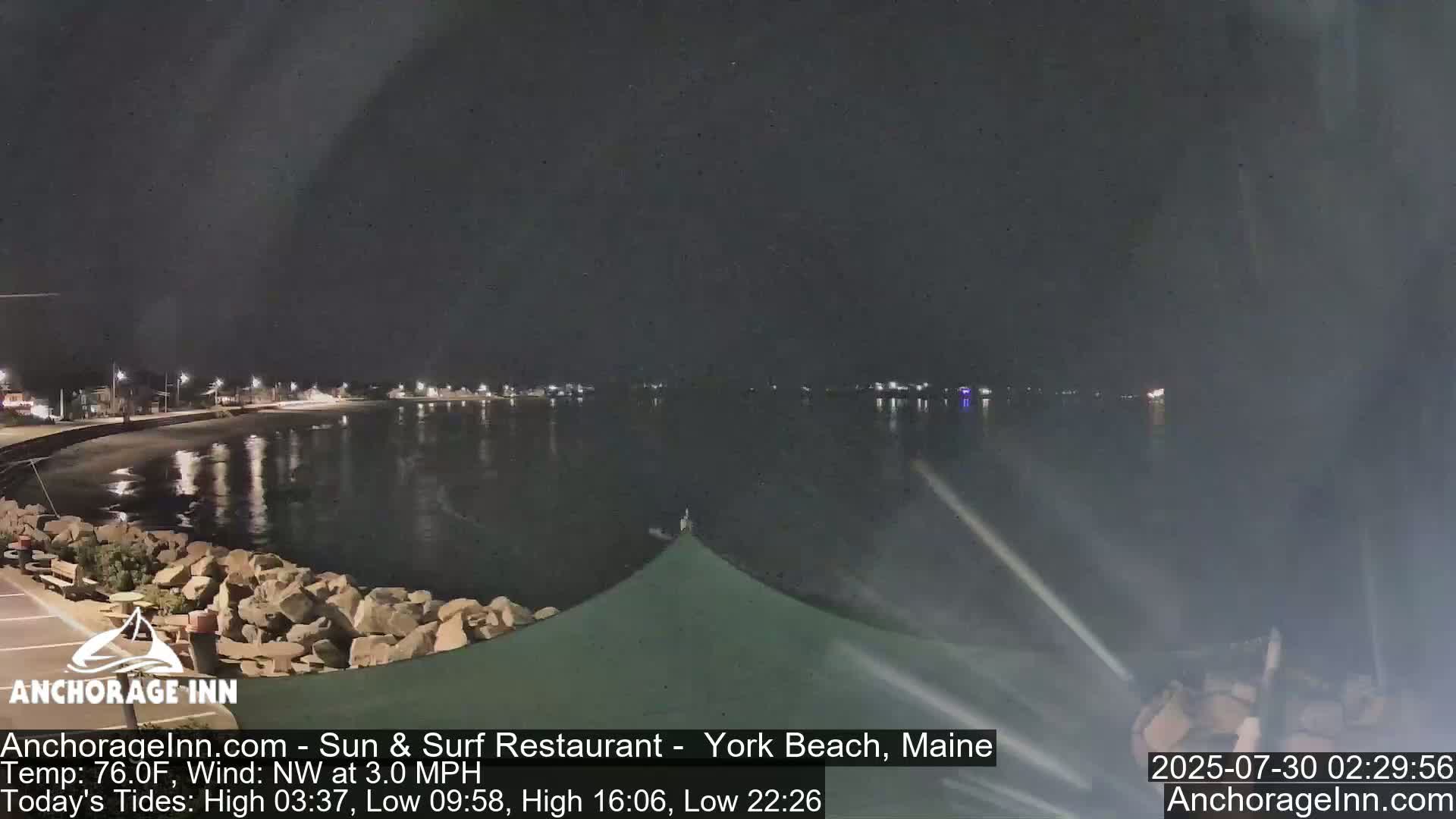 York Beach Ocean Surf Live Cam- Maine, USA