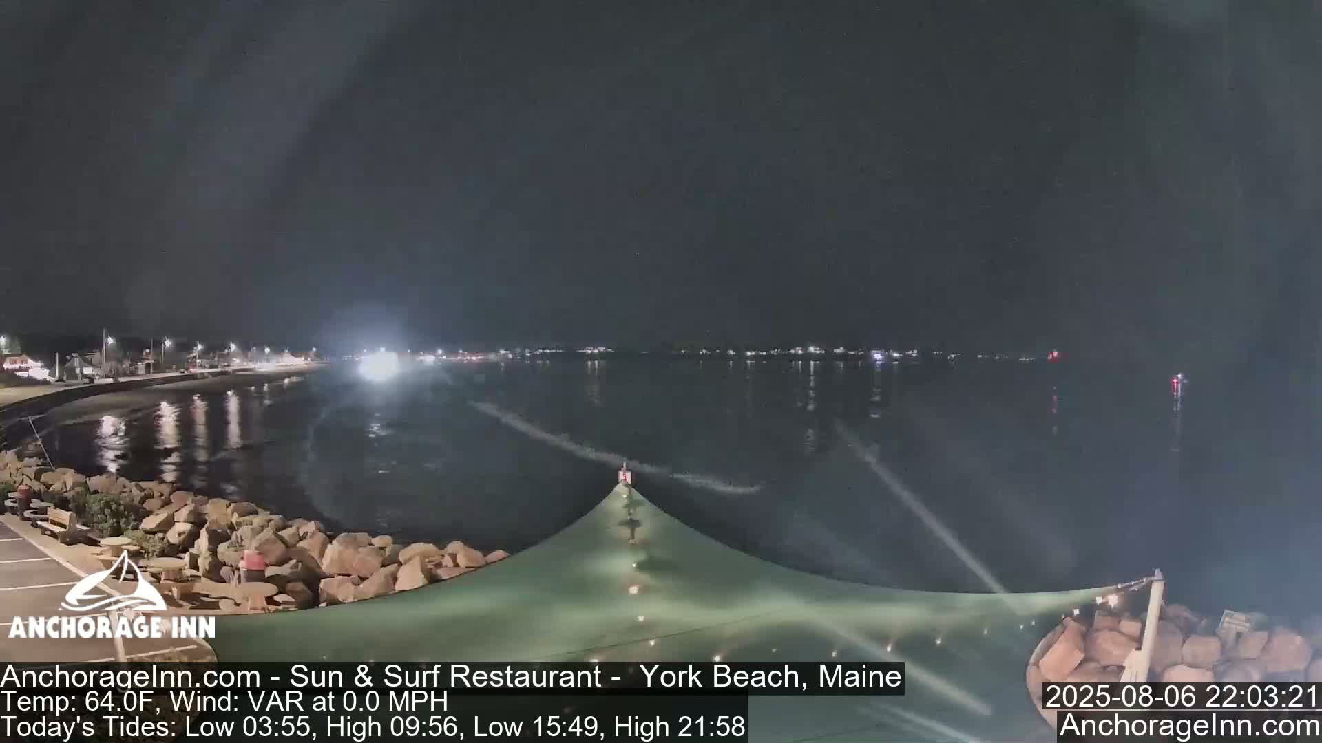 York Beach Ocean Surf Live Cam- Maine, USA