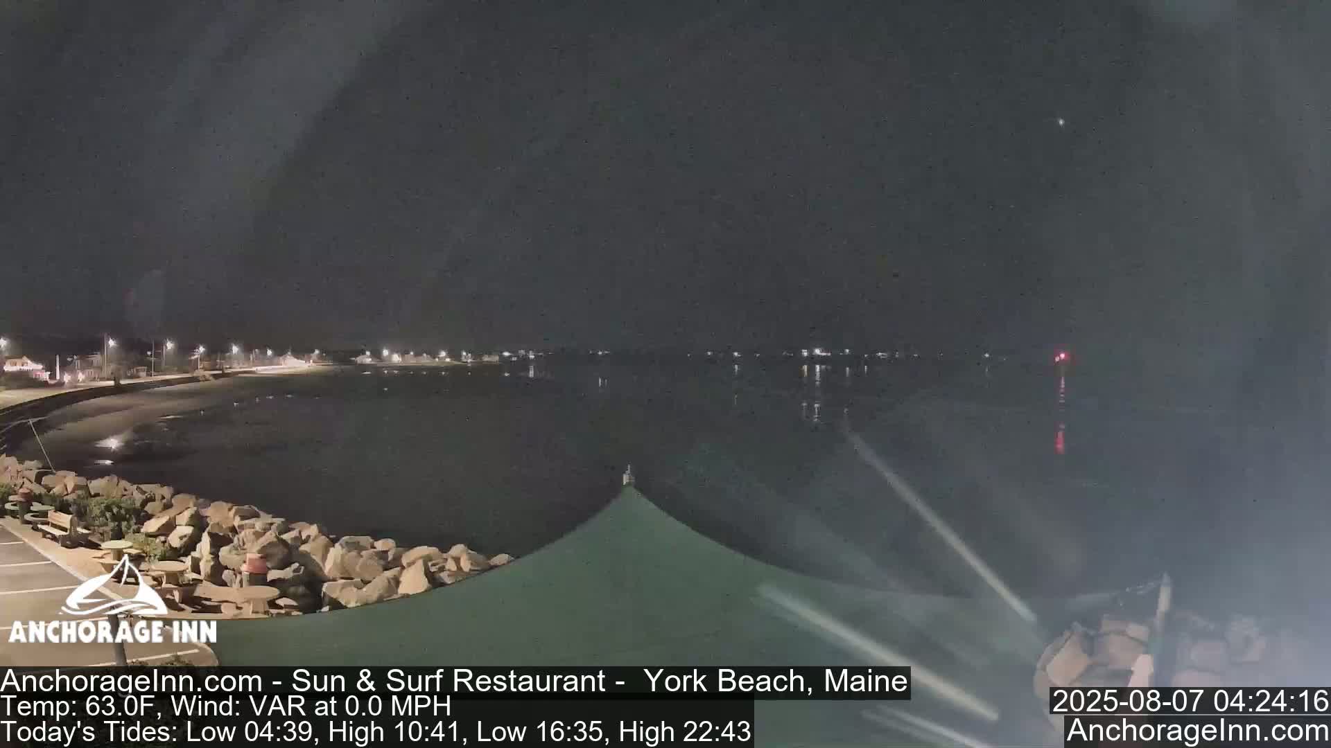 York Beach Ocean Surf Live Cam- Maine, USA
