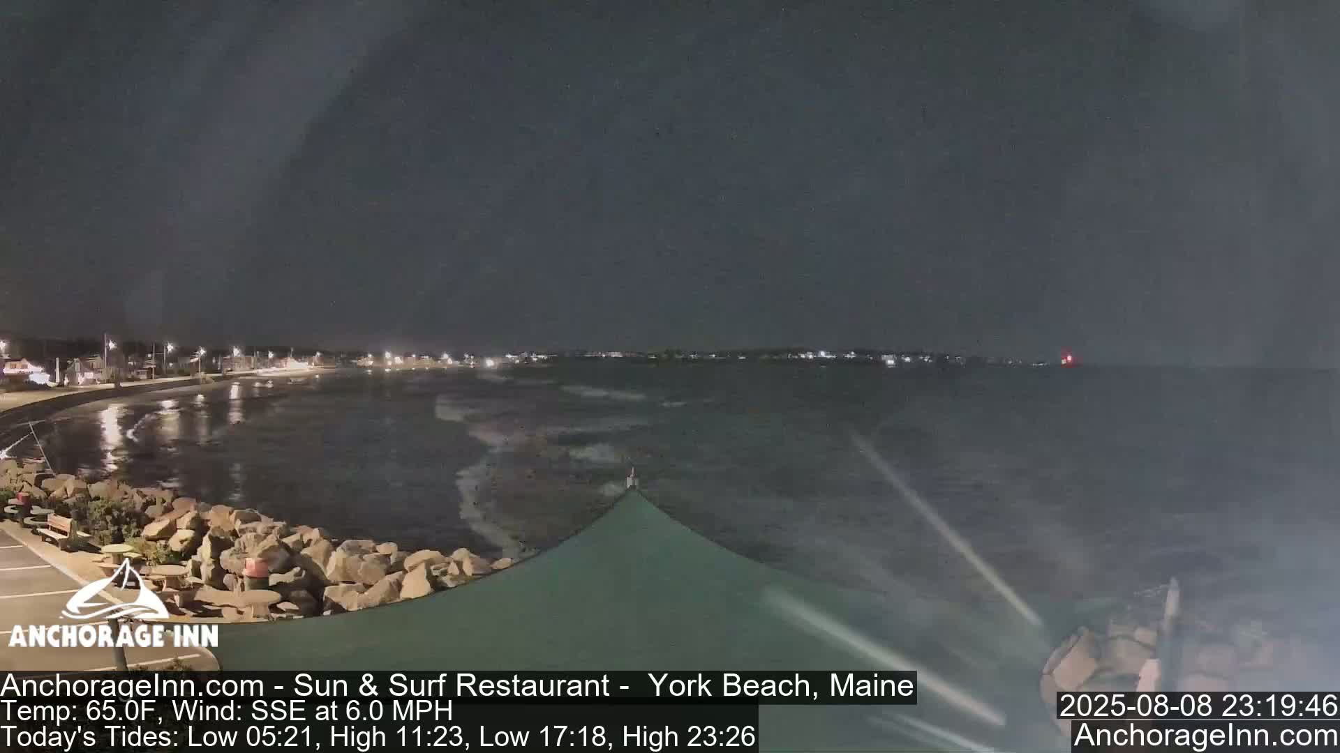 York Beach Ocean Surf Live Cam- Maine, USA