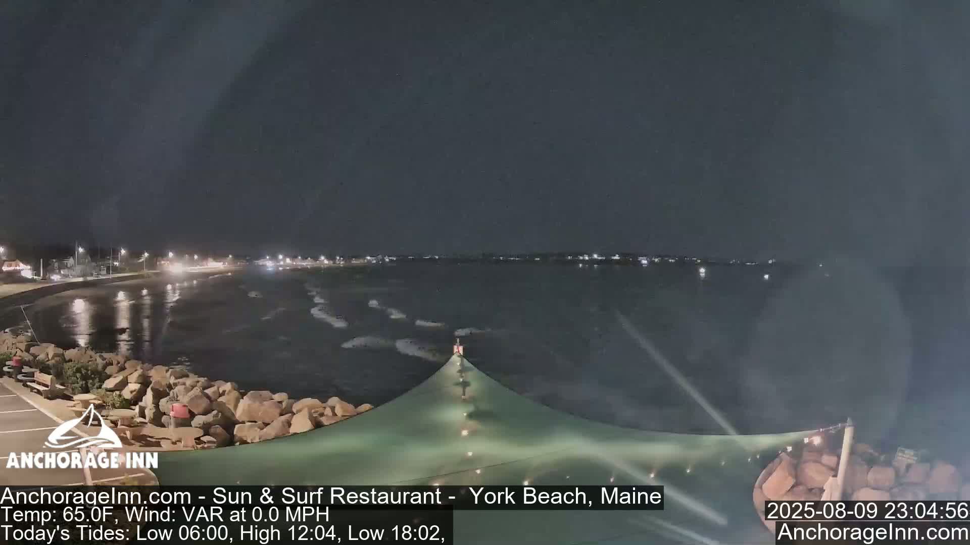 York Beach Ocean Surf Live Cam- Maine, USA
