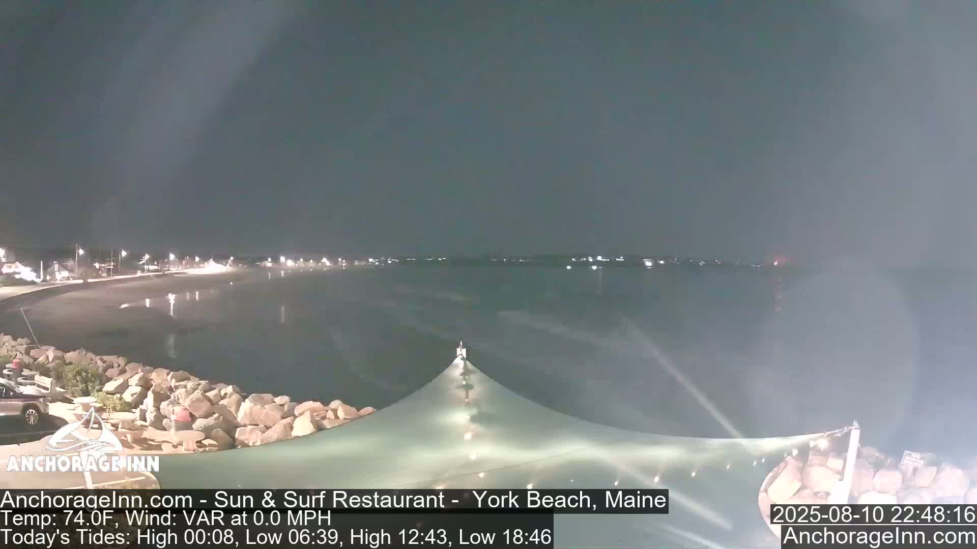 York Beach Ocean Surf Live Cam- Maine, USA
