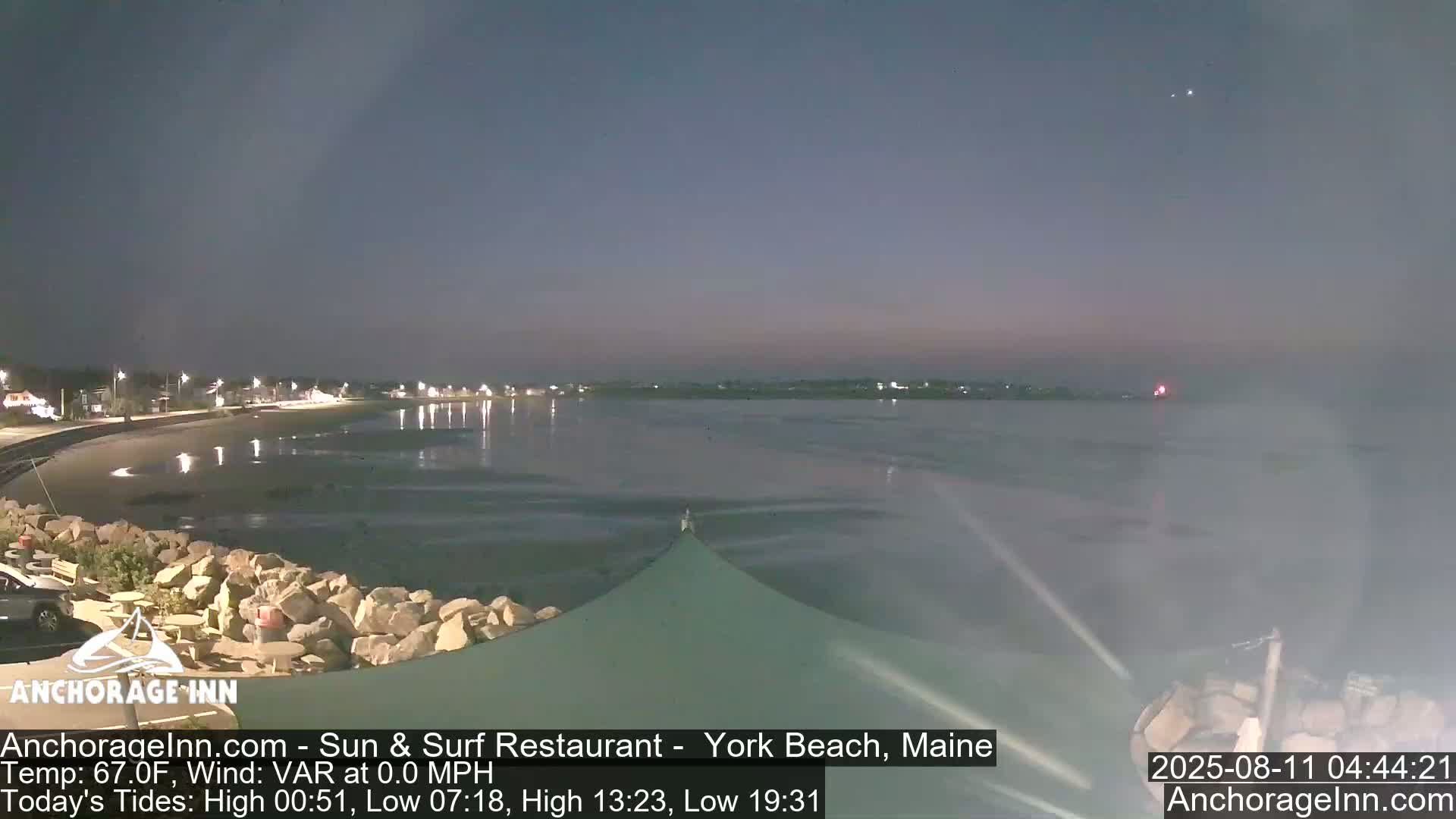York Beach Ocean Surf Live Cam- Maine, USA