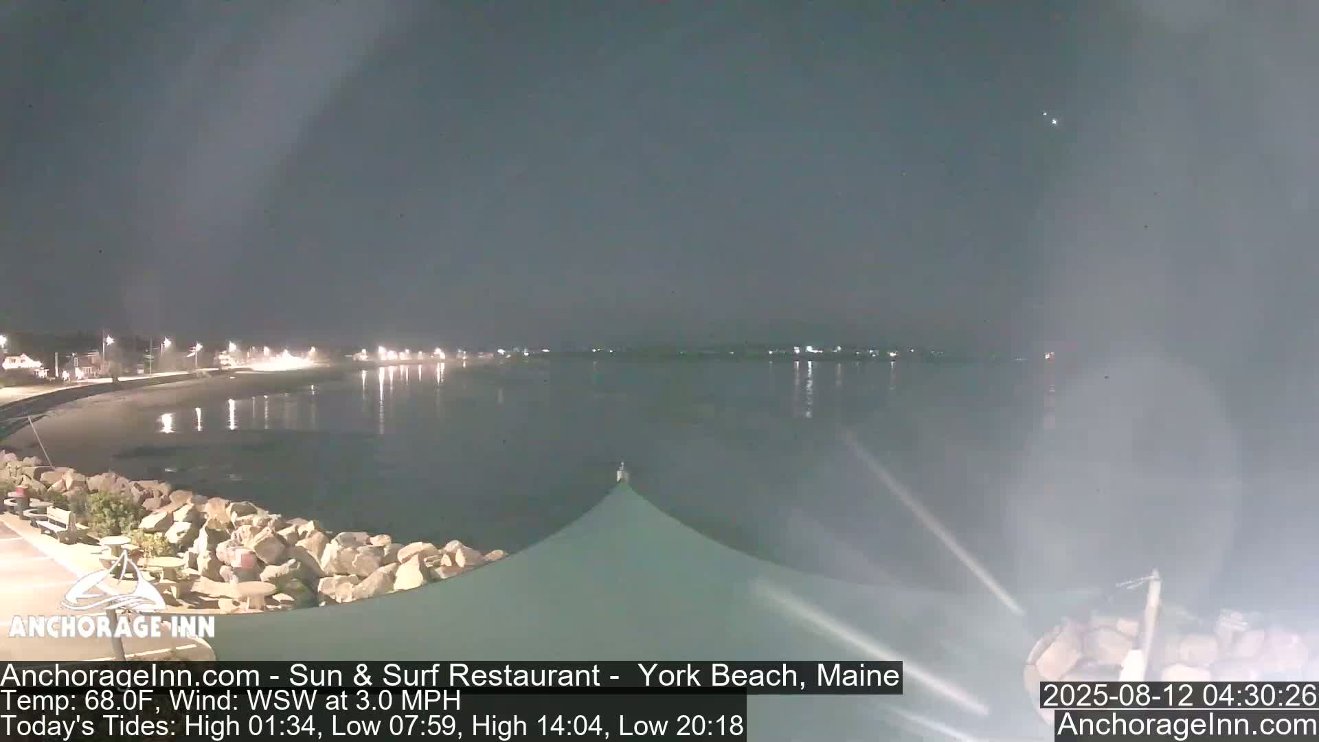 York Beach Ocean Surf Live Cam- Maine, USA